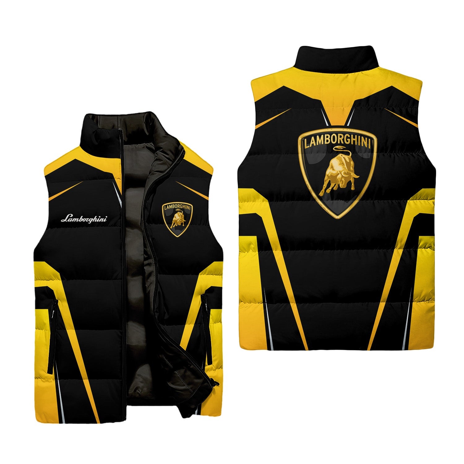 Lamborghini Sleeveless Puffer Jacket USPL694