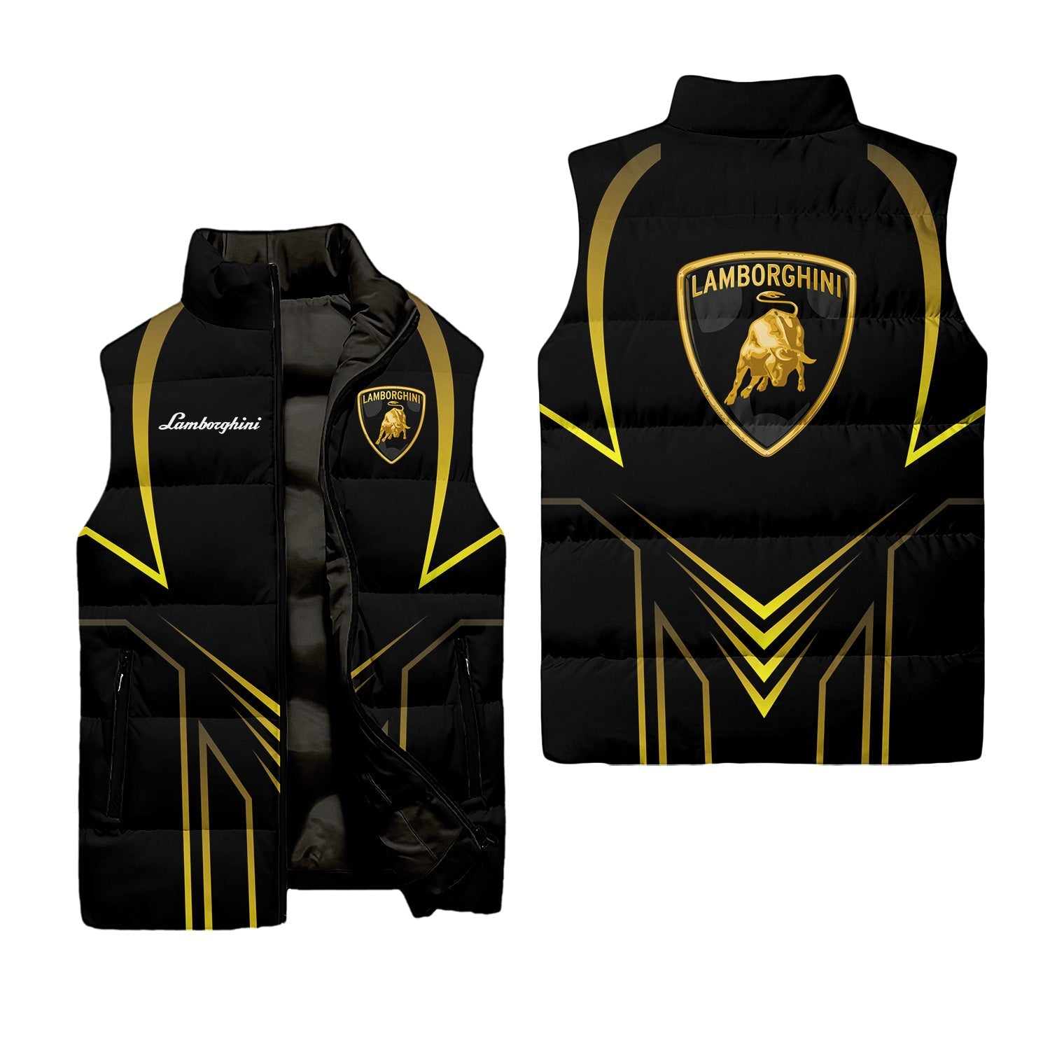 Lamborghini Sleeveless Puffer Jacket USPL695