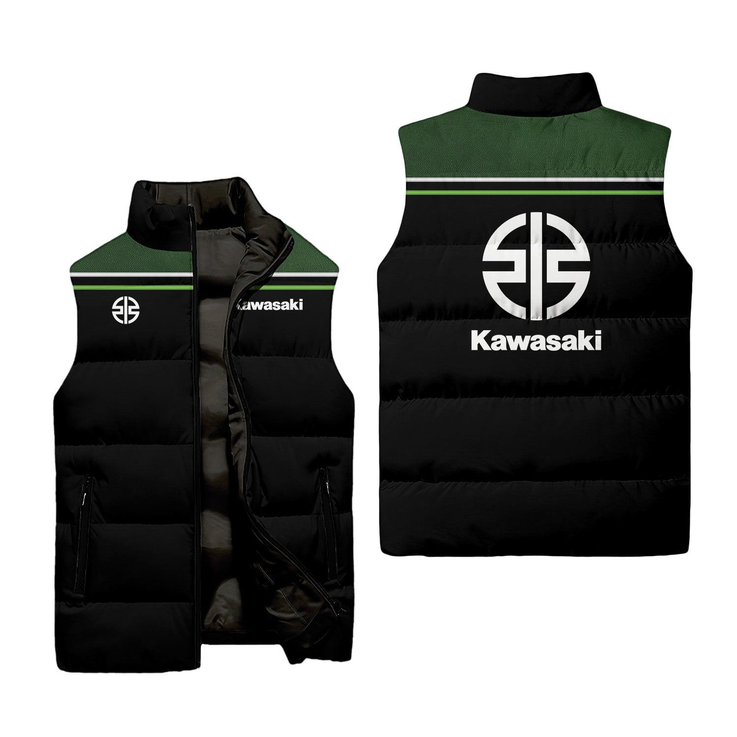 Kawasaki Sleeveless Puffer Jacket USPL876