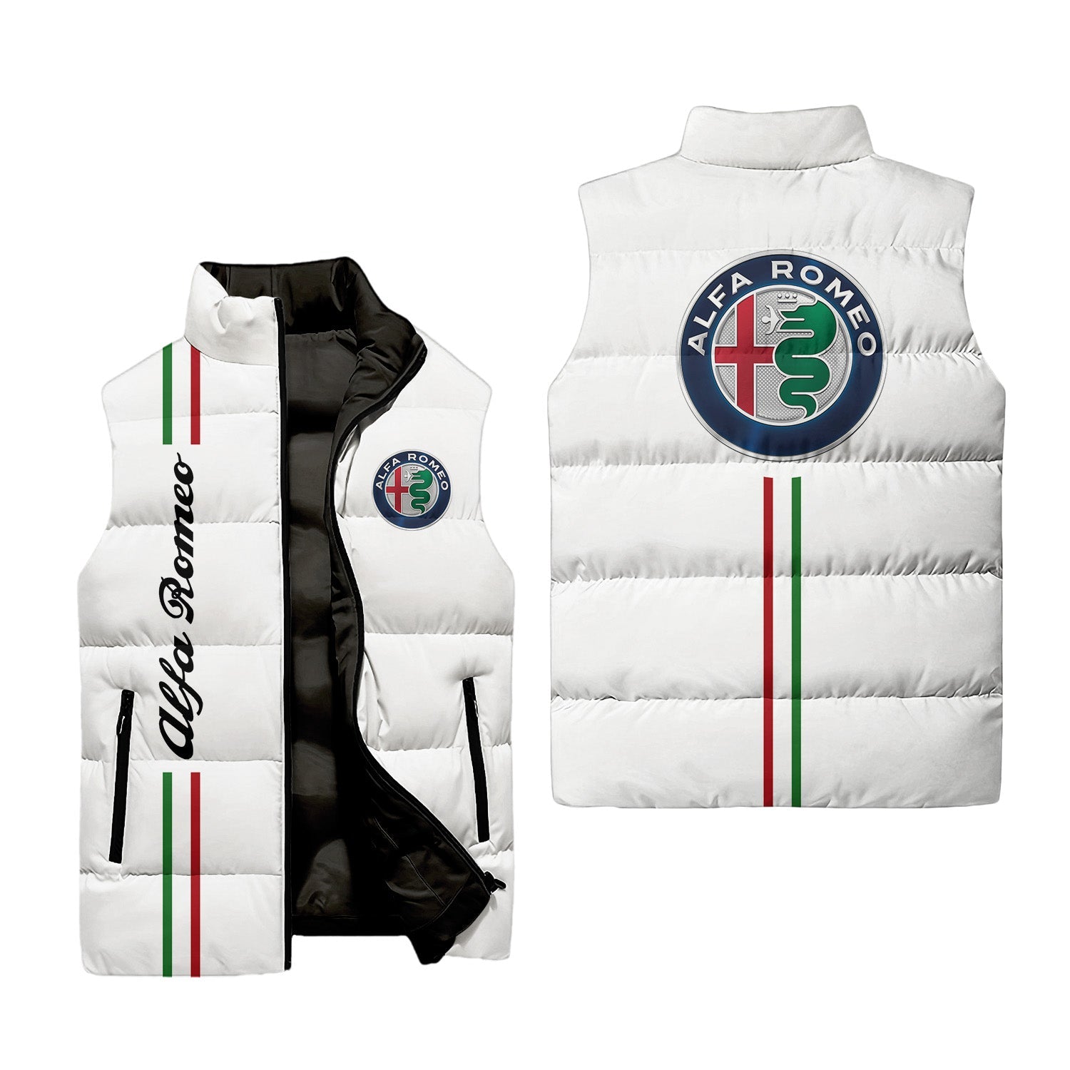 Alfa Romeo Sleeveless Puffer Jacket USPL648