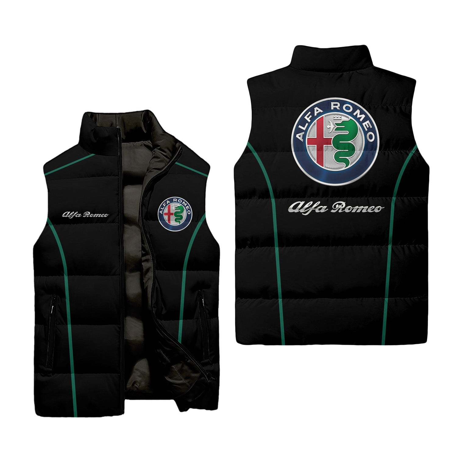 Alfa Romeo Sleeveless Puffer Jacket USPL644