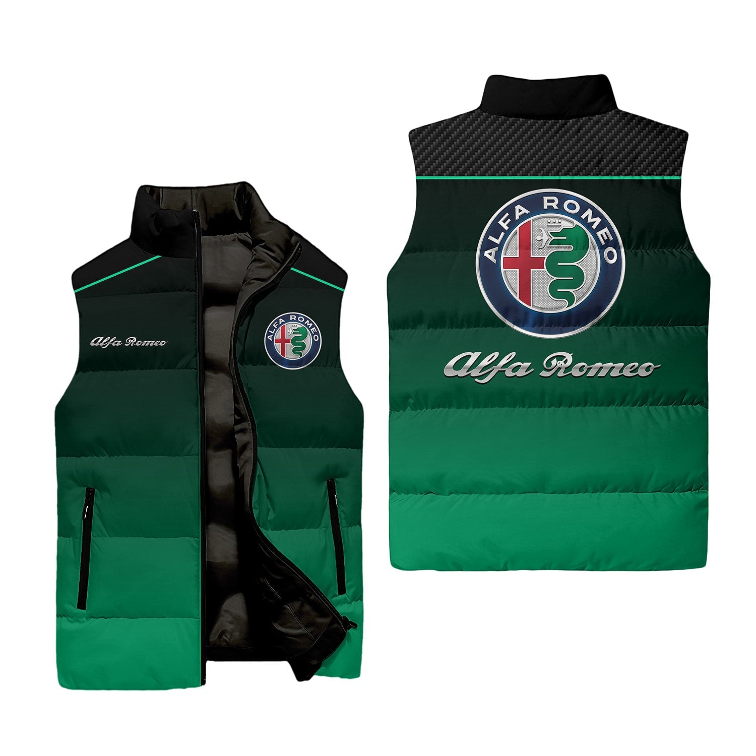 Alfa Romeo Sleeveless Puffer Jacket USPL637