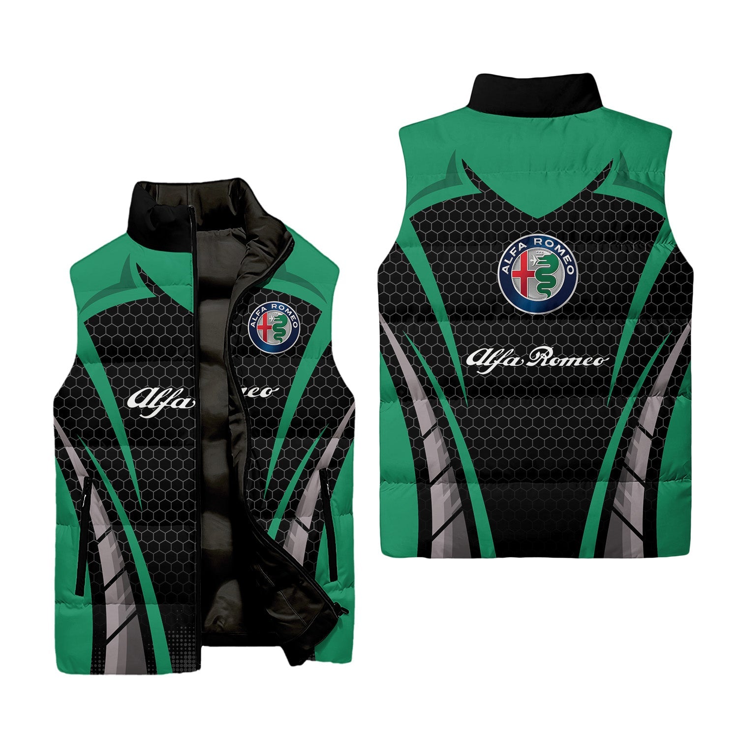 Alfa Romeo Sleeveless Puffer Jacket USPL642