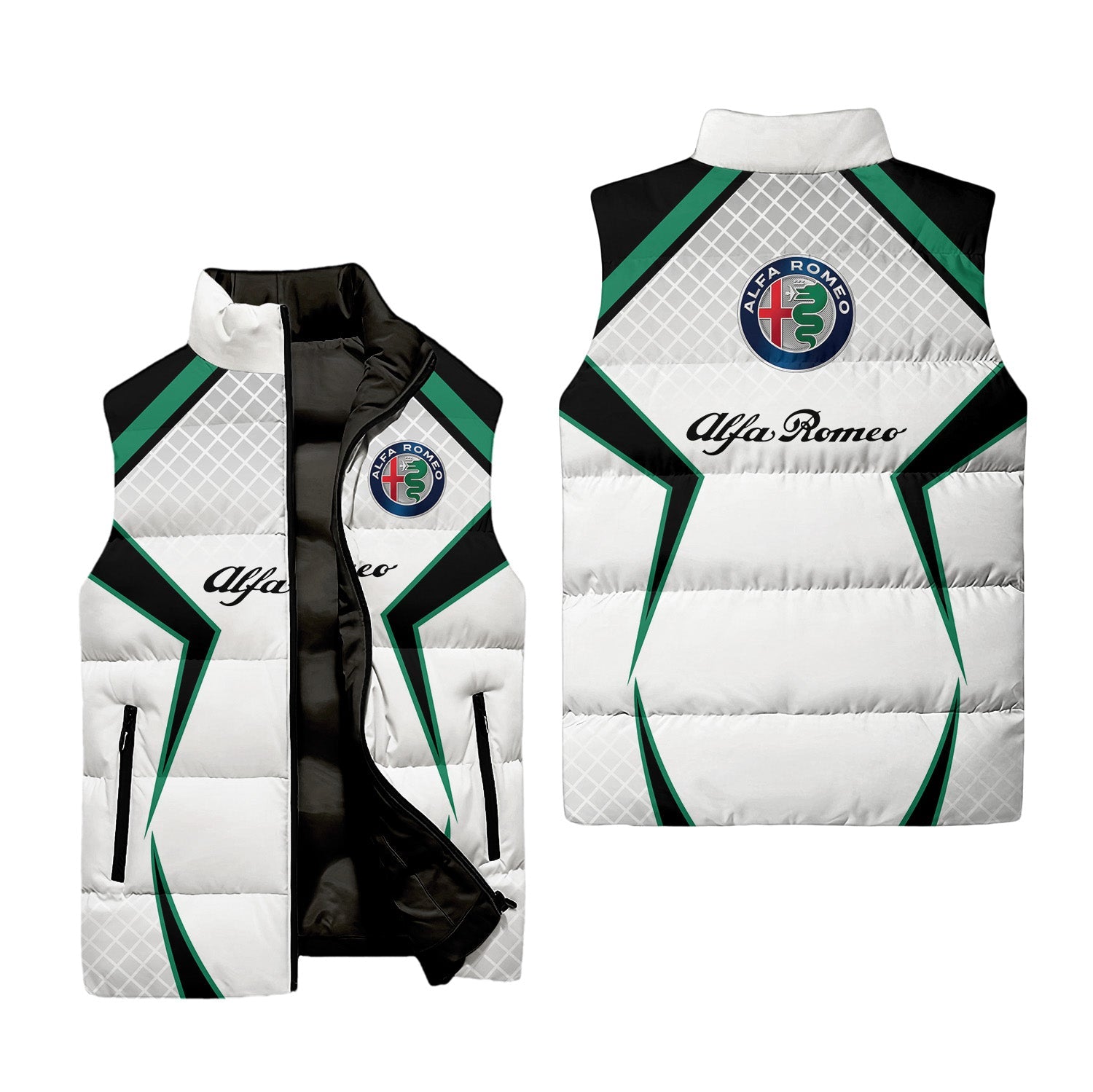 Alfa Romeo Sleeveless Puffer Jacket USPL641