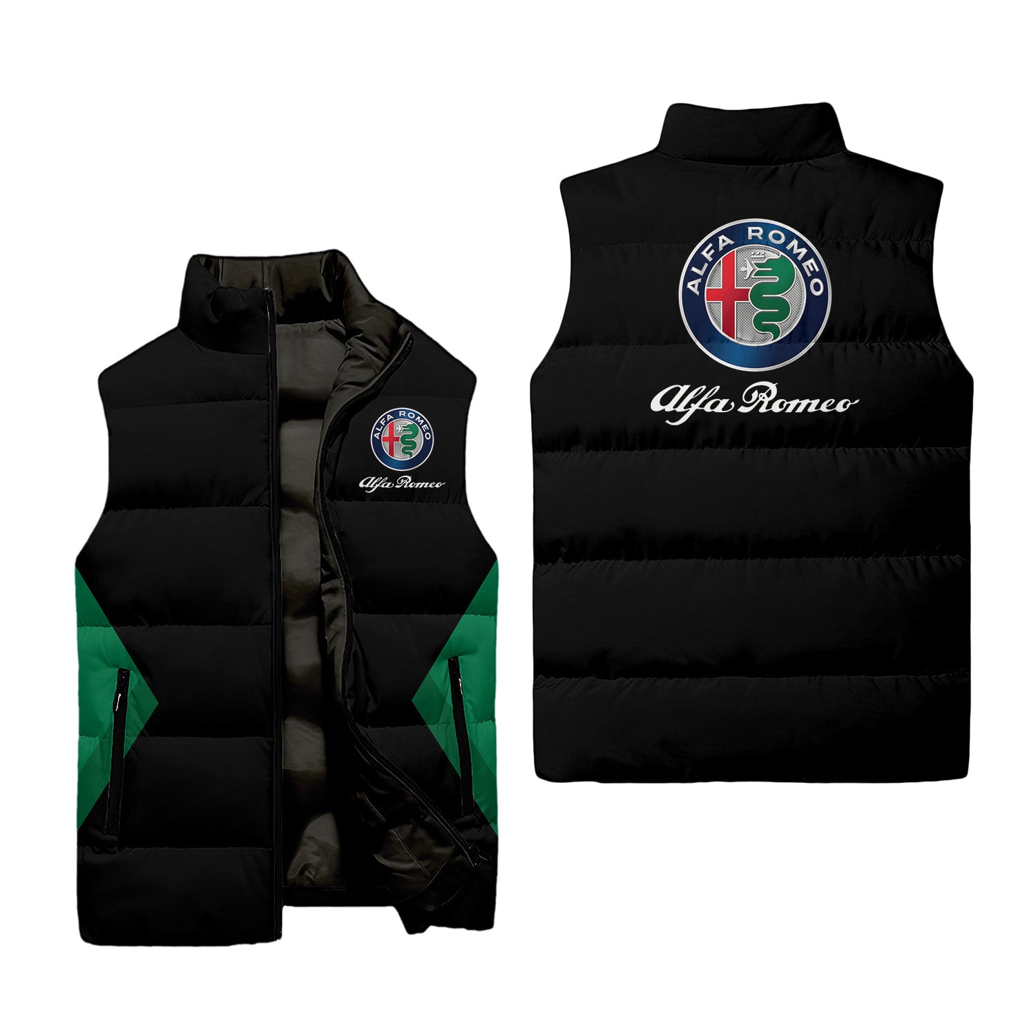 Alfa Romeo Sleeveless Puffer Jacket USPL661