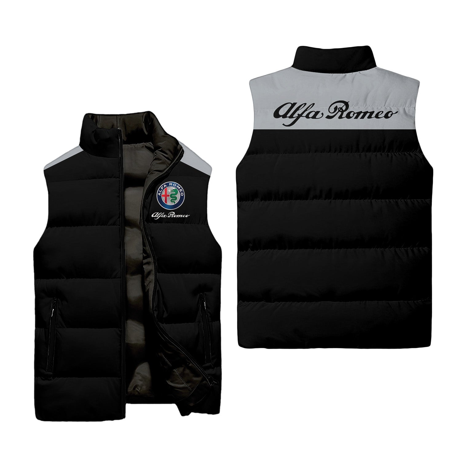 Alfa Romeo Sleeveless Puffer Jacket USPL662