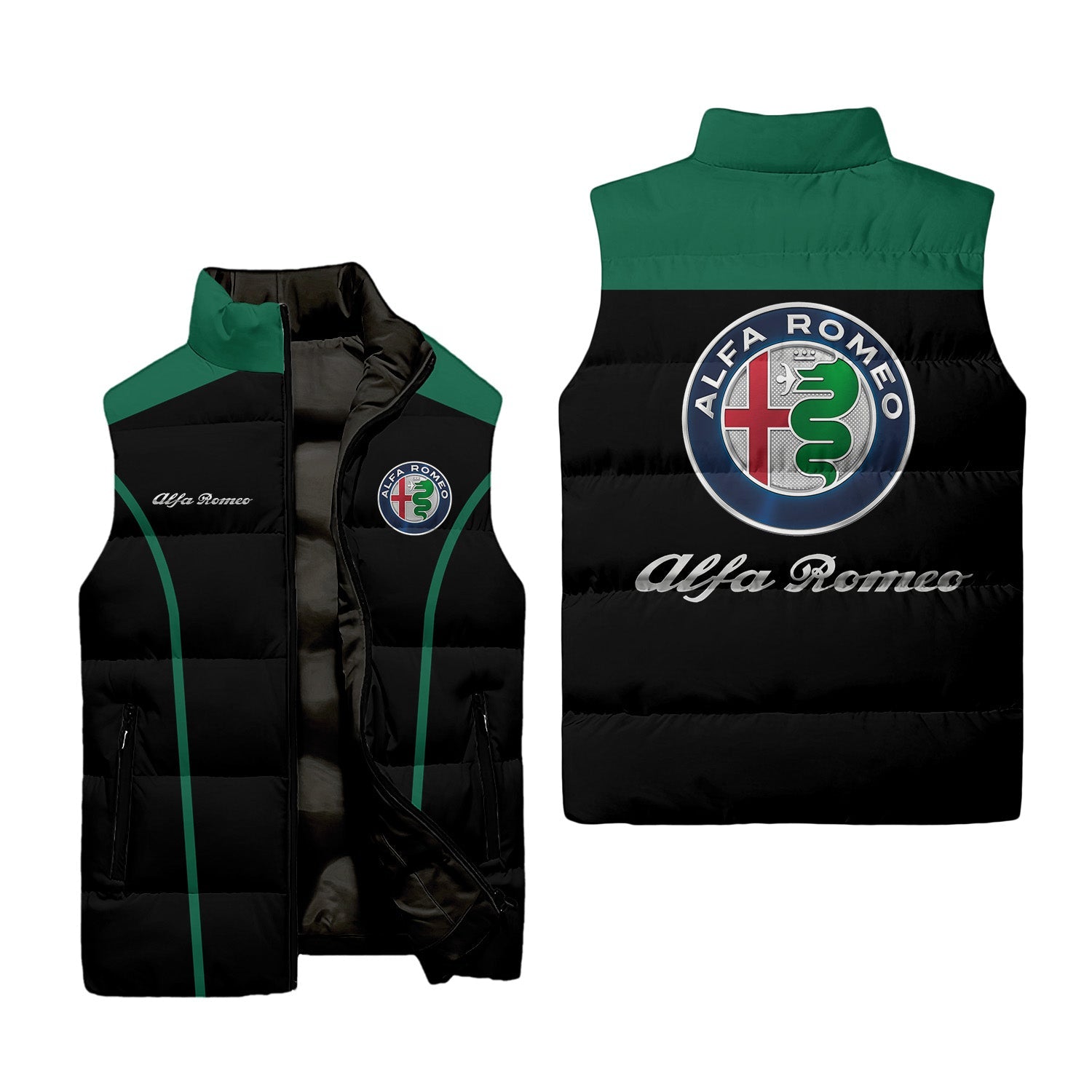 Alfa Romeo Sleeveless Puffer Jacket USPL652