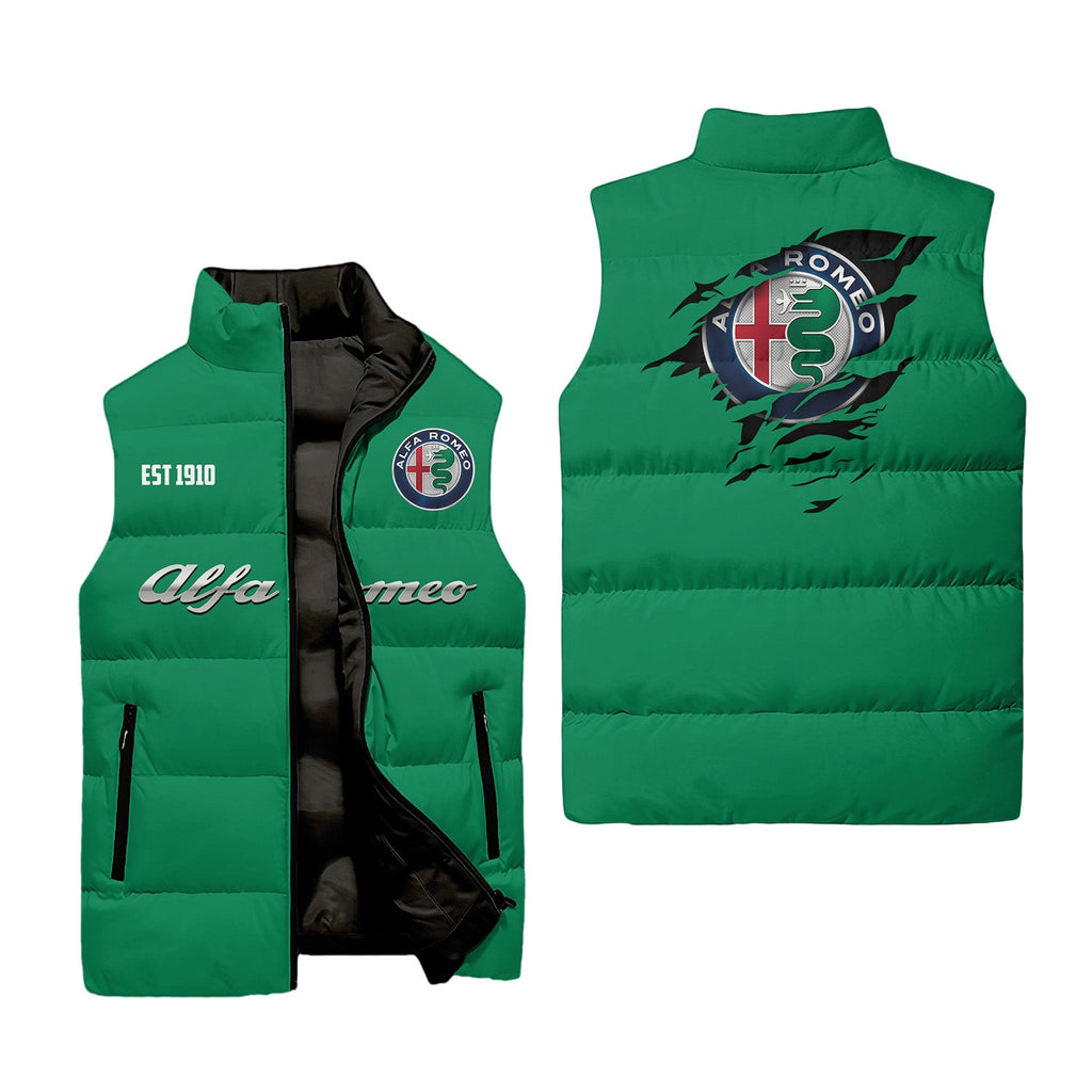 Alfa Romeo Sleeveless Puffer Jacket USPL625