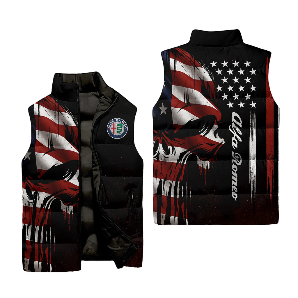 Alfa Romeo Sleeveless Puffer Jacket USPL615
