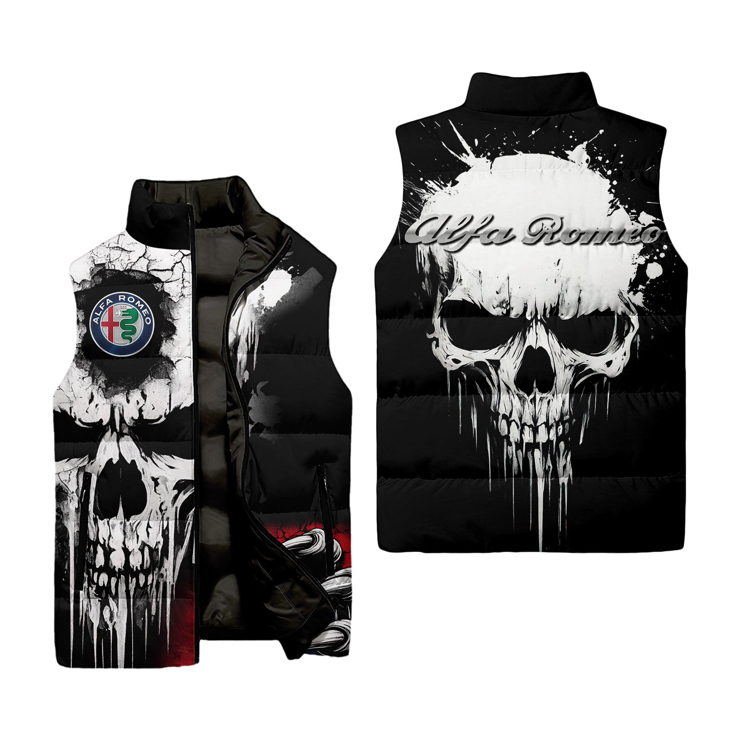 Alfa Romeo Sleeveless Puffer Jacket USPL614