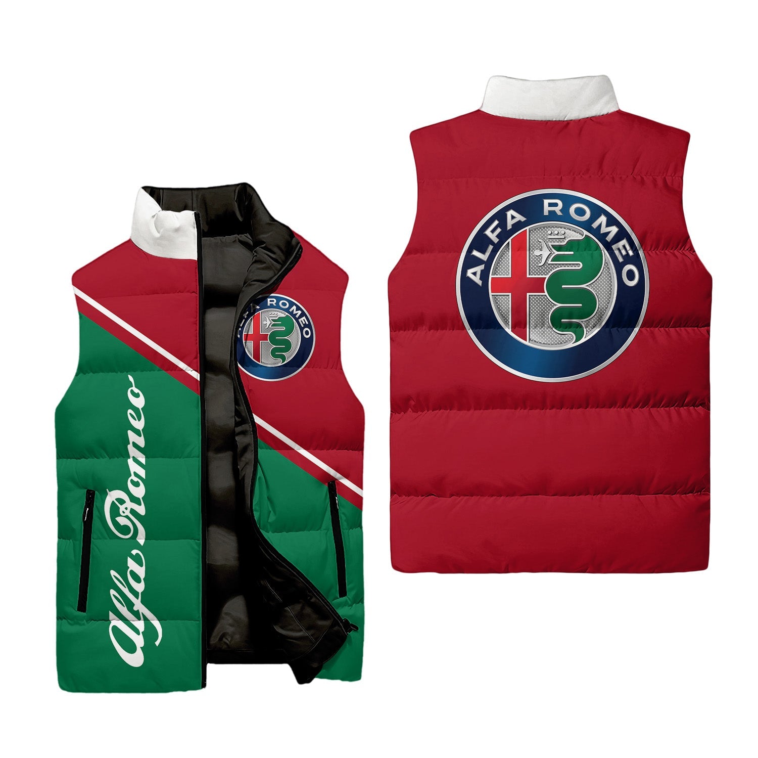 Alfa Romeo Sleeveless Puffer Jacket USPL620