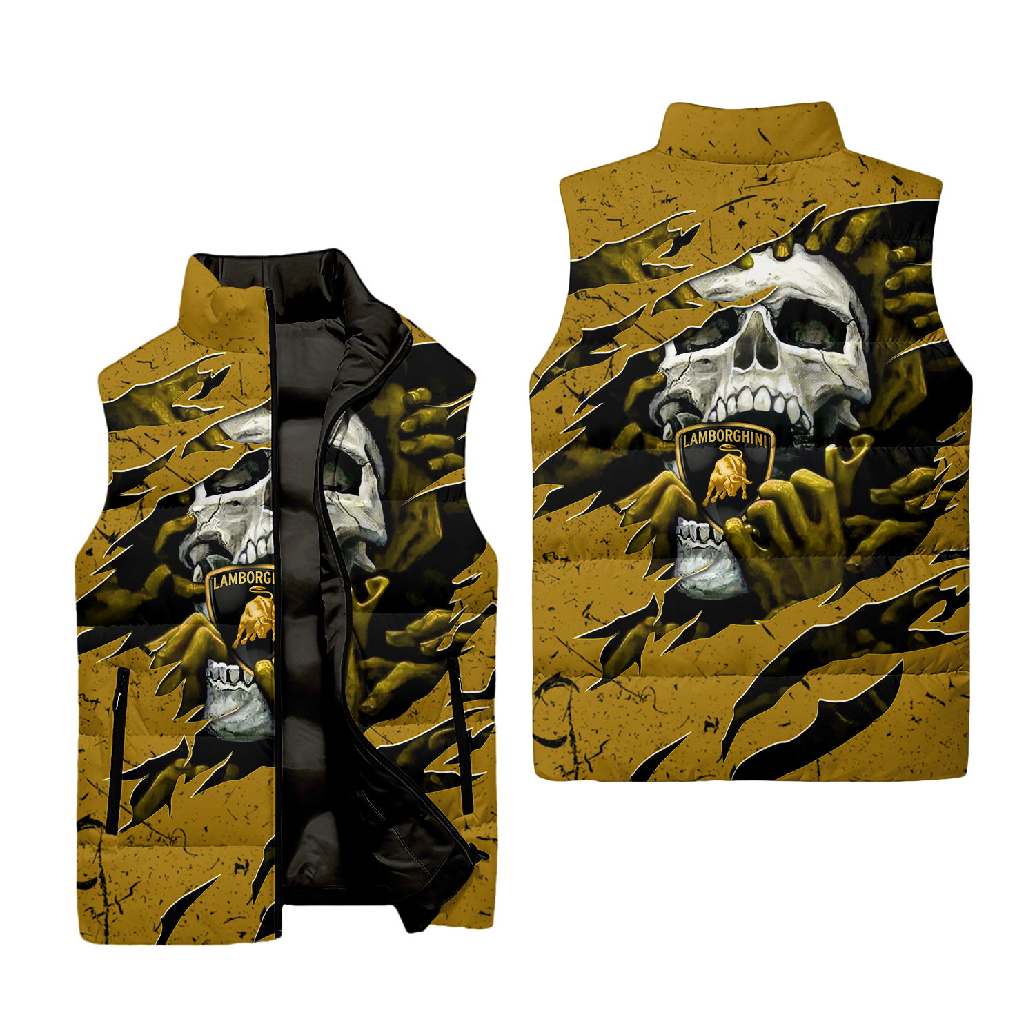 Lamborghini Sleeveless Puffer Jacket USPL691