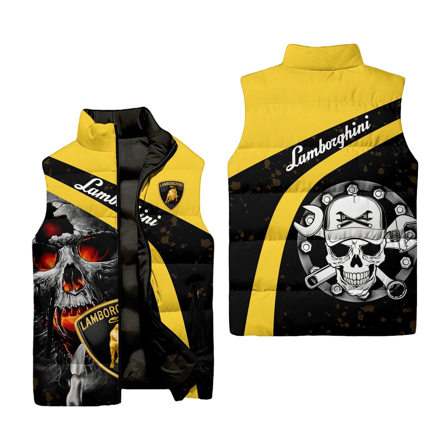 Lamborghini Sleeveless Puffer Jacket USPL690