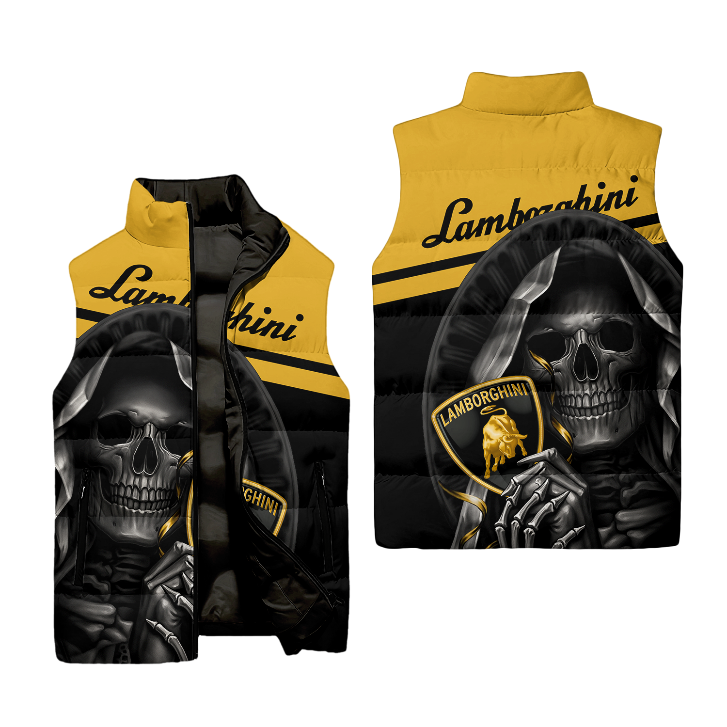 Lamborghini Sleeveless Puffer Jacket USPL689