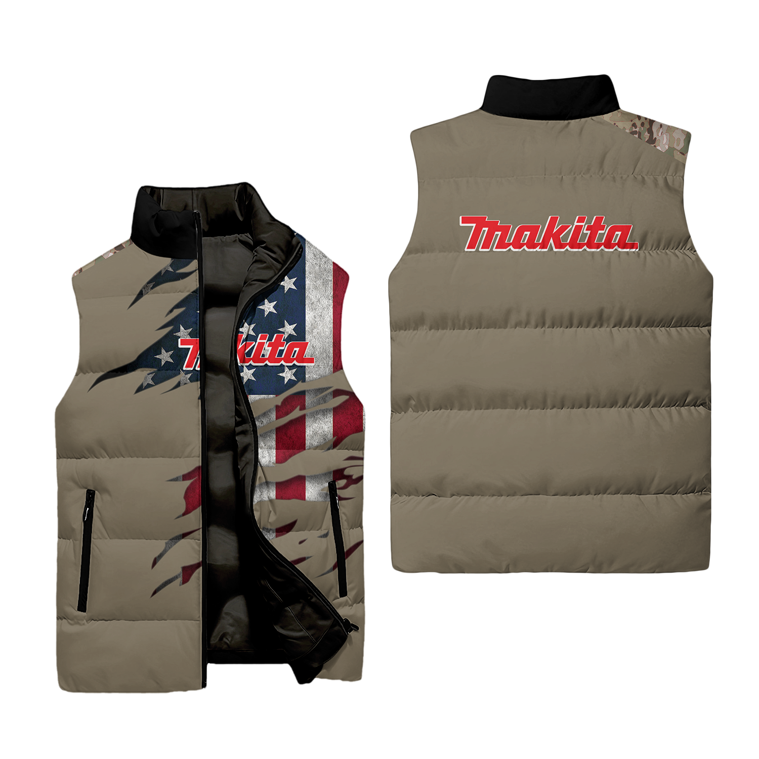 Makita Sleeveless Puffer Jacket USPL1421