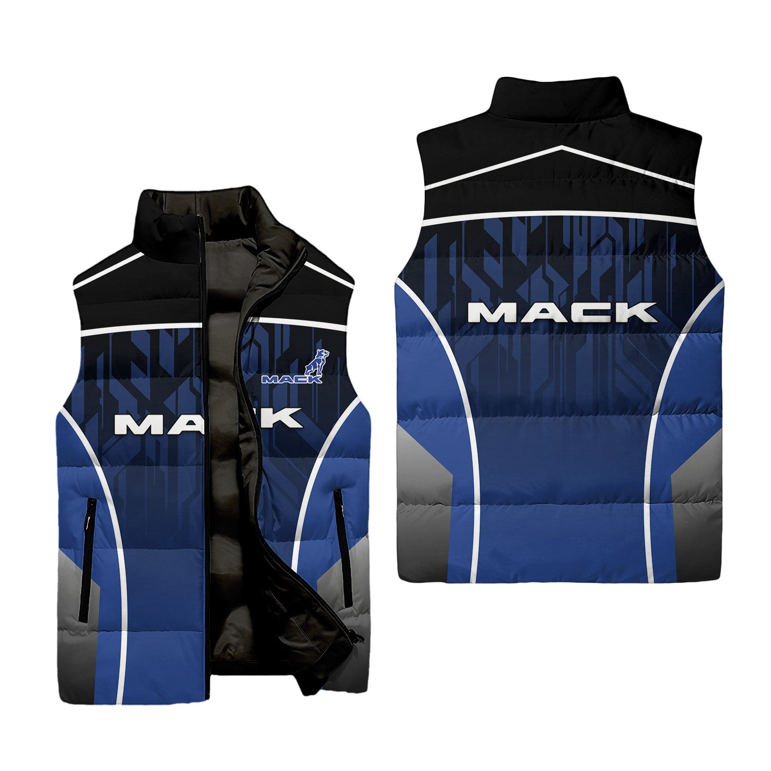 Mack Trucks Sleeveless Puffer Jacket USPL1837