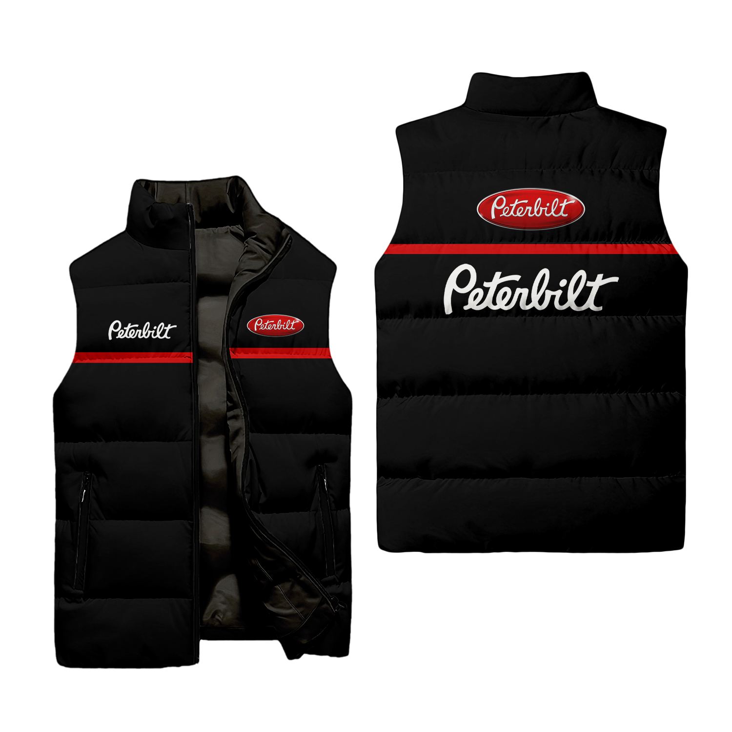 Peterbilt Sleeveless Puffer Jacket USPL1729