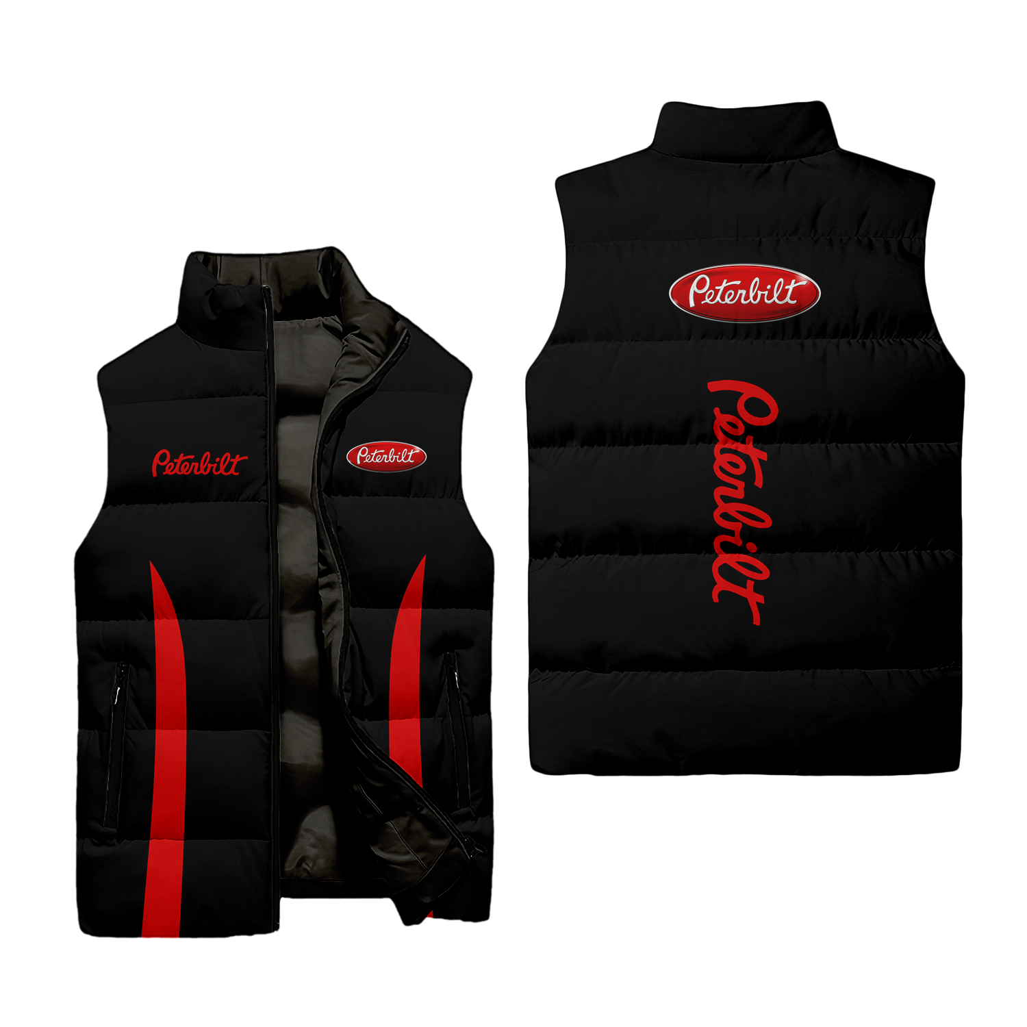 Peterbilt Sleeveless Puffer Jacket USPL1728
