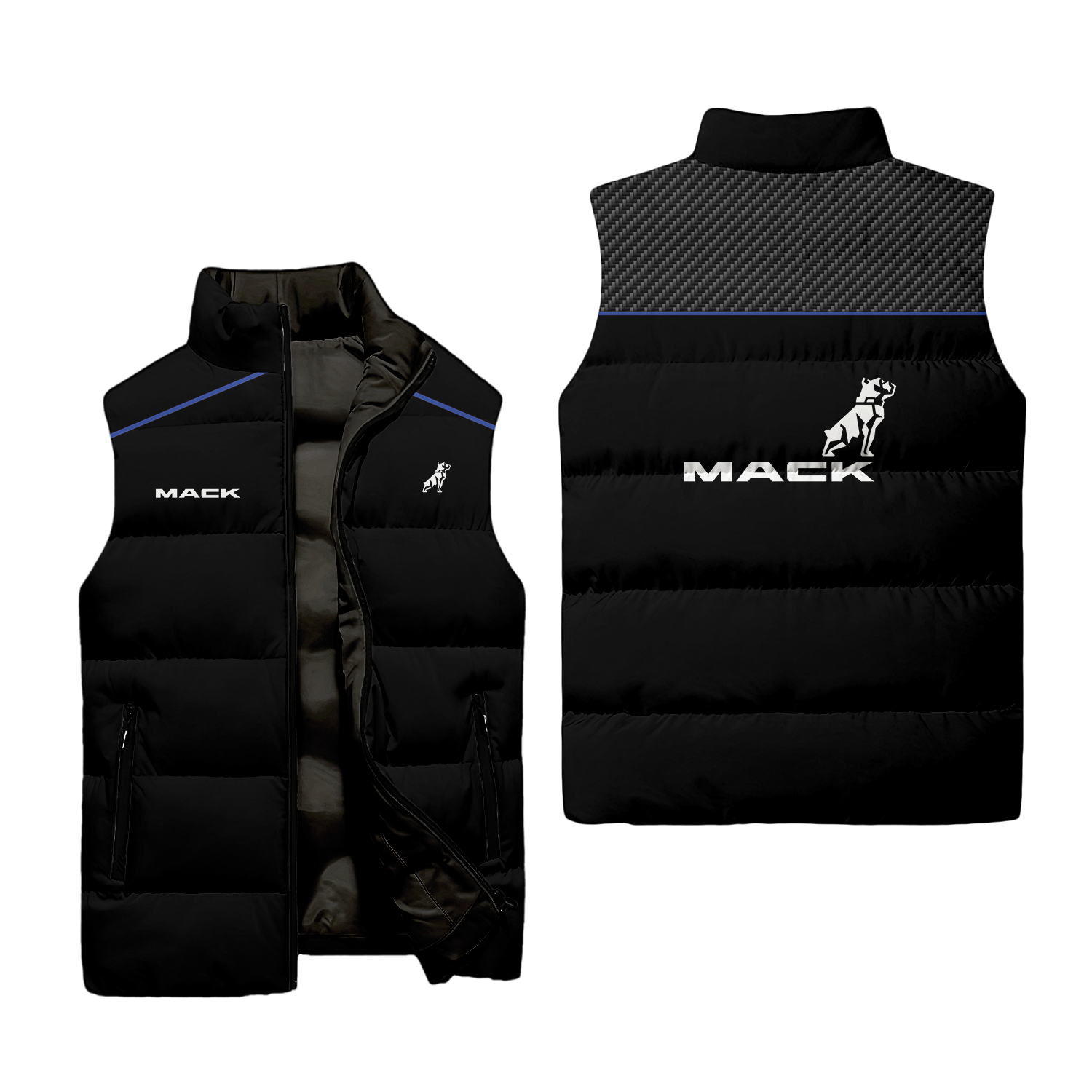 Mack Trucks Sleeveless Puffer Jacket USPL1814
