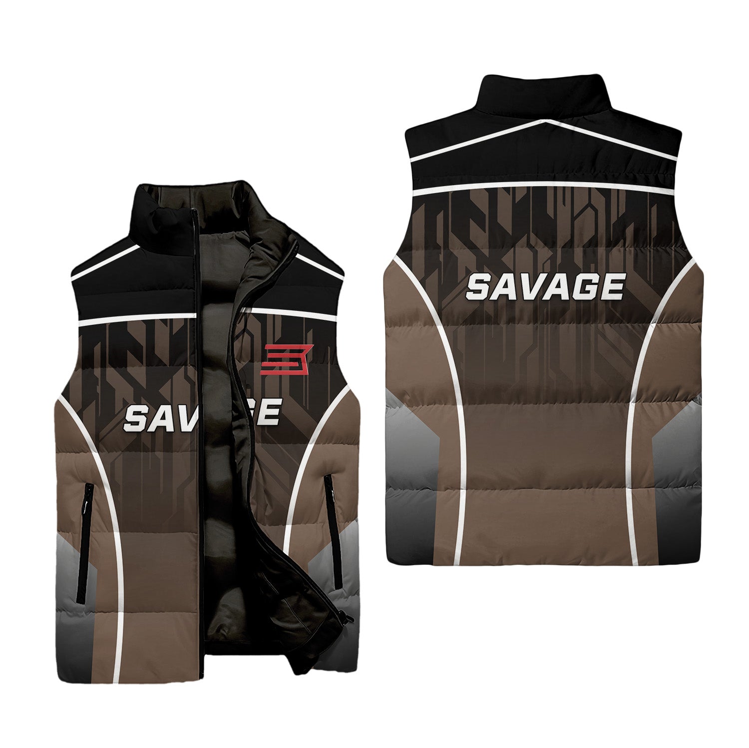Savage Arms Sleeveless Puffer Jacket USPL2215
