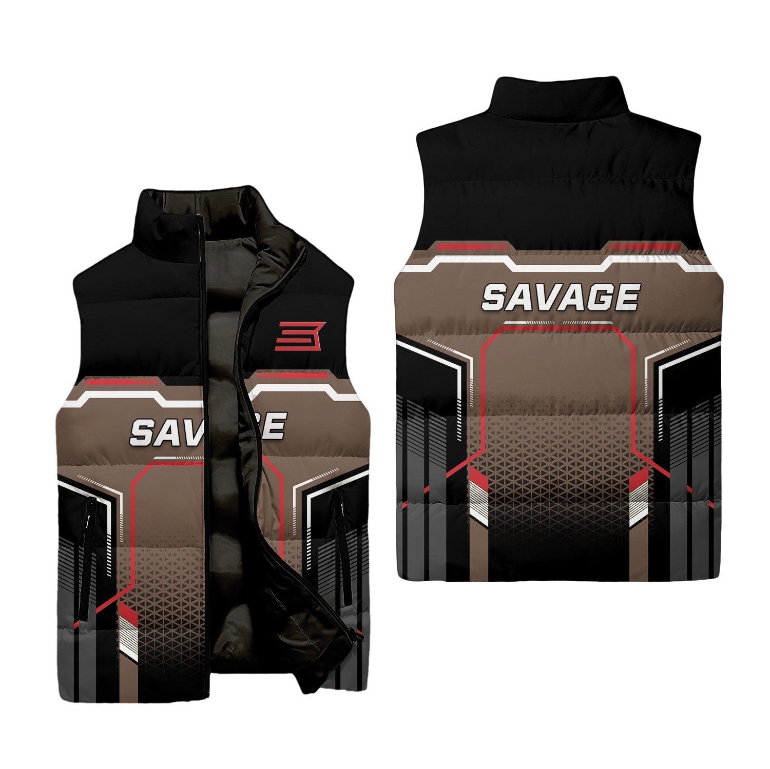 Savage Arms Sleeveless Puffer Jacket USPL2235