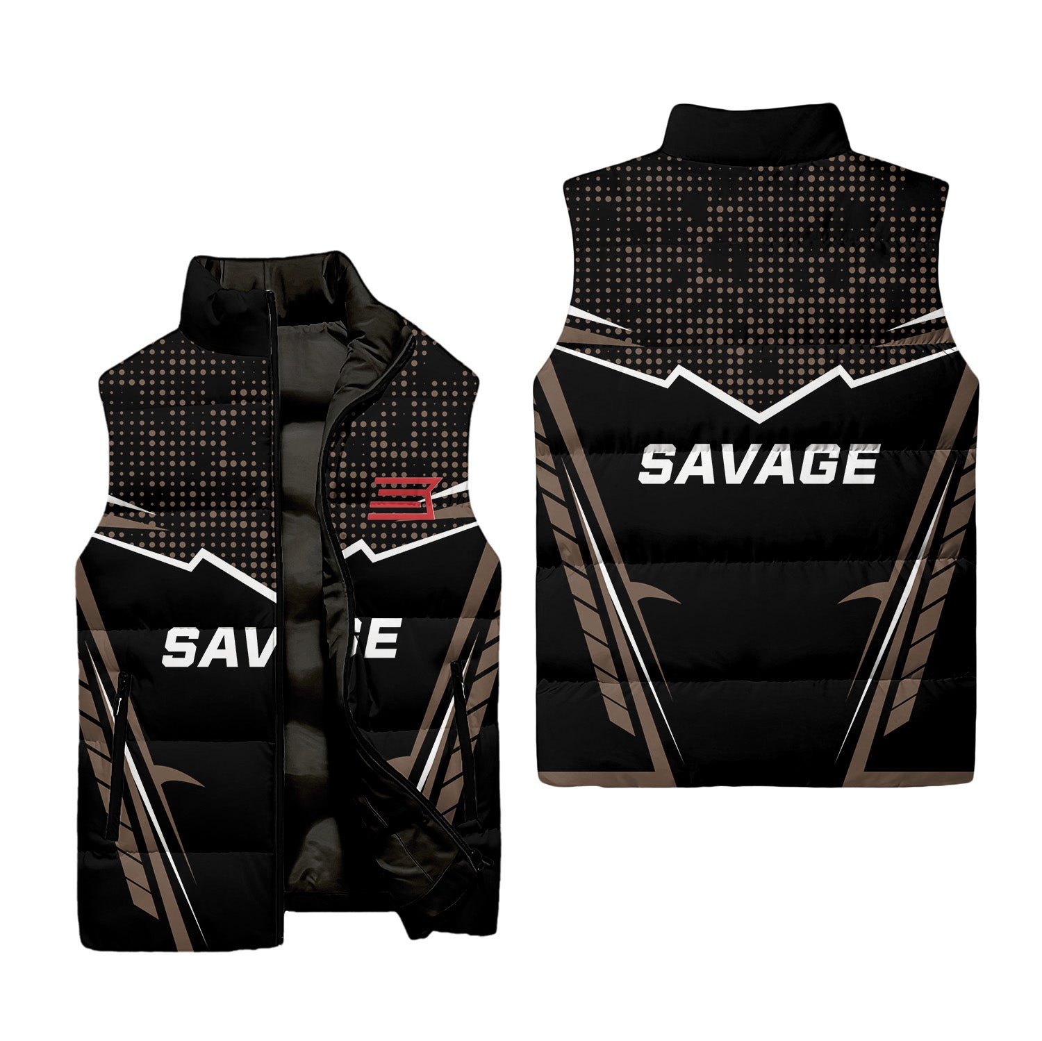 Savage Arms Sleeveless Puffer Jacket USPL2237
