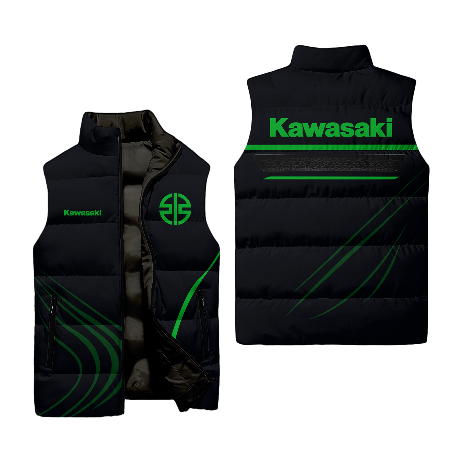 Kawasaki Sleeveless Puffer Jacket USPL914