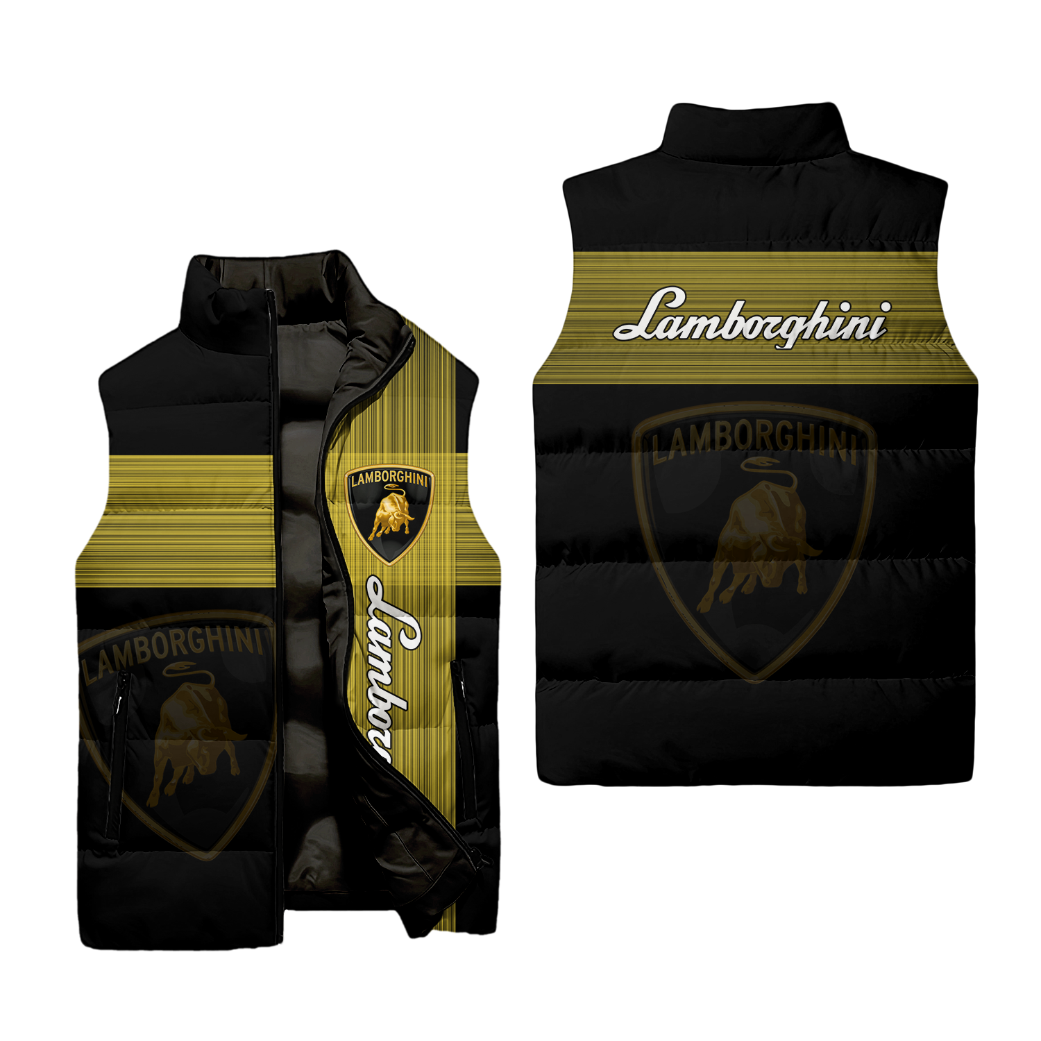 Lamborghini Sleeveless Puffer Jacket USPL679