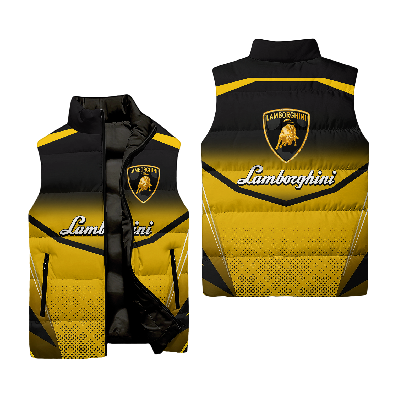 Lamborghini Sleeveless Puffer Jacket USPL711