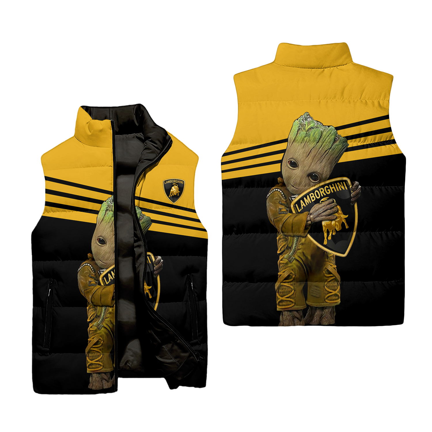 Lamborghini Sleeveless Puffer Jacket USPL680