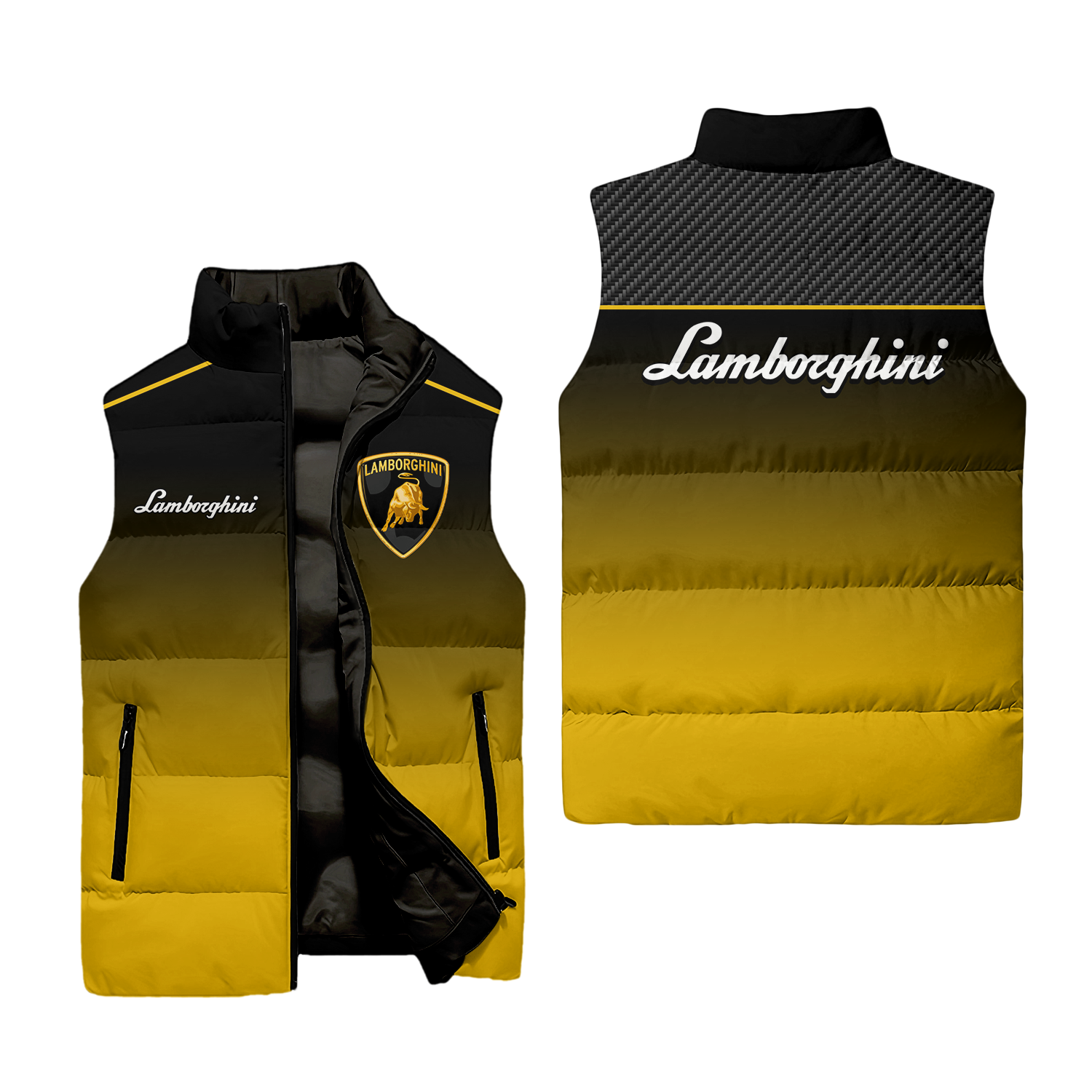 Lamborghini Sleeveless Puffer Jacket USPL716