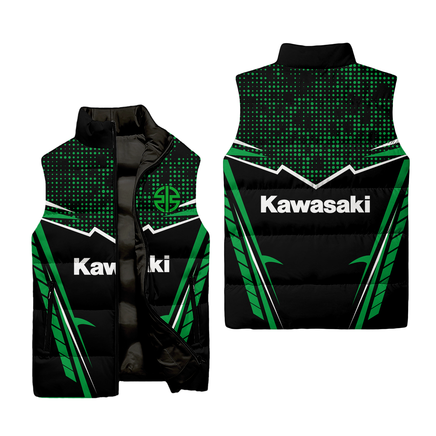 Kawasaki Sleeveless Puffer Jacket USPL909