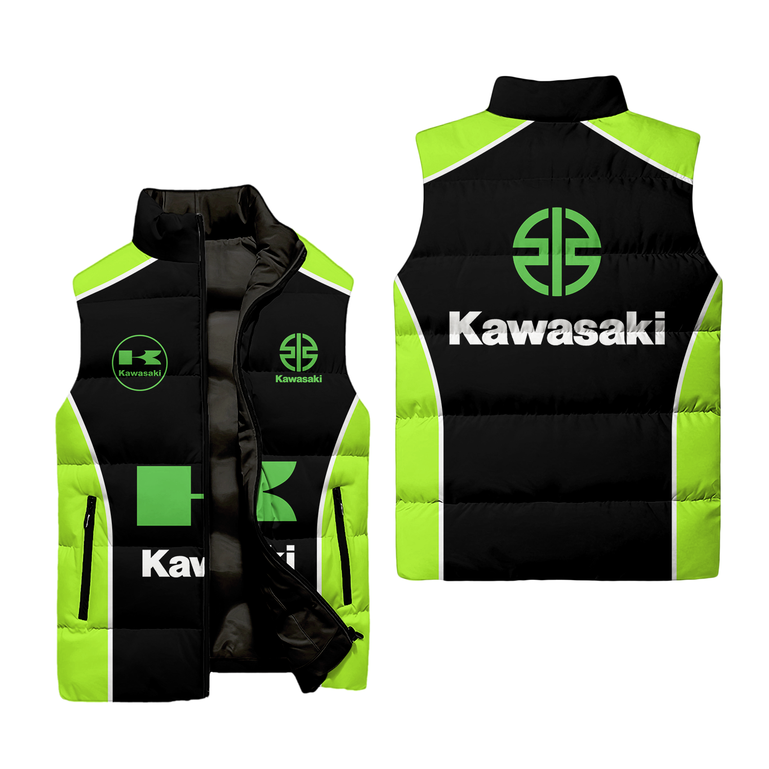 Kawasaki Sleeveless Puffer Jacket USPL873