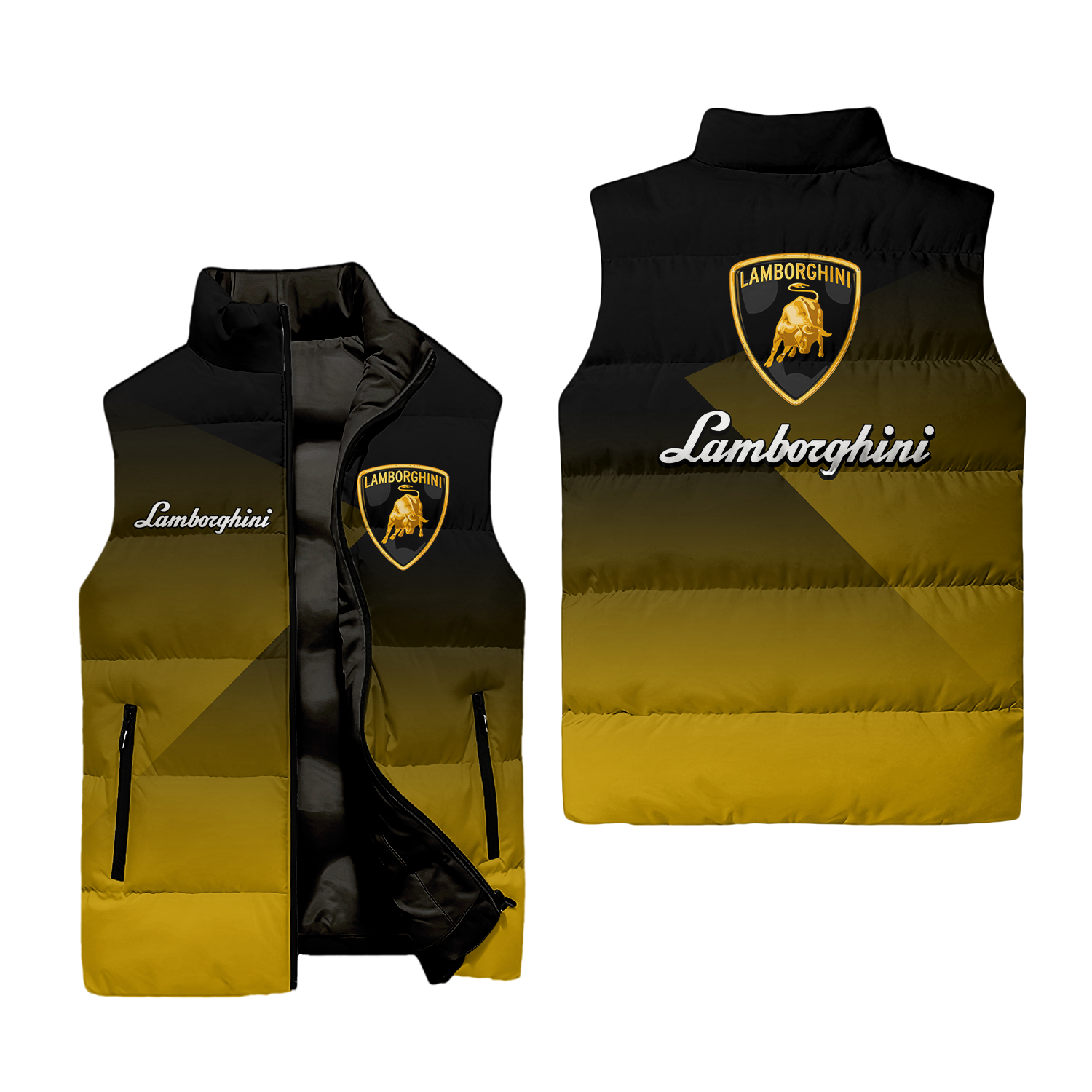 Lamborghini Sleeveless Puffer Jacket USPL714