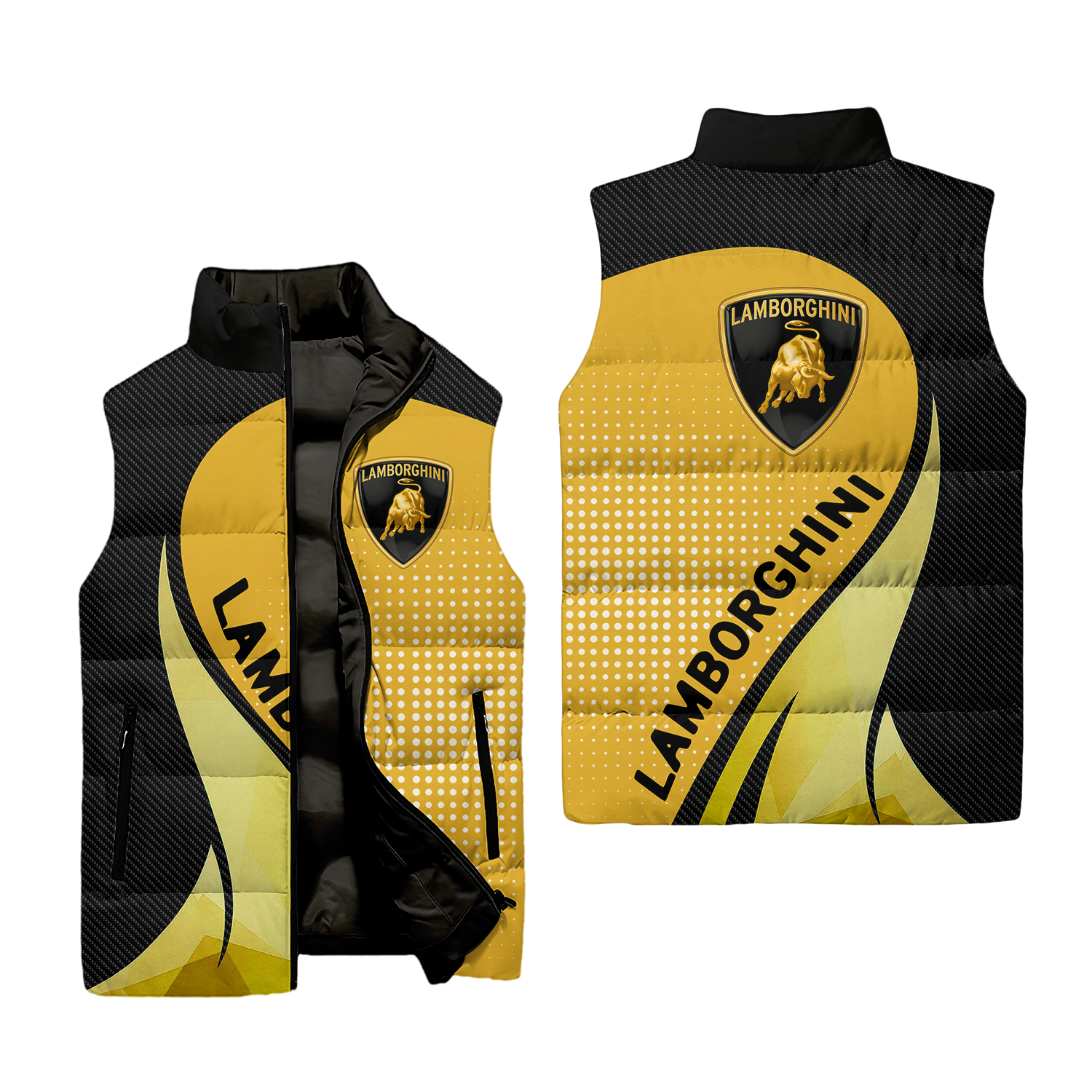 Lamborghini Sleeveless Puffer Jacket USPL684