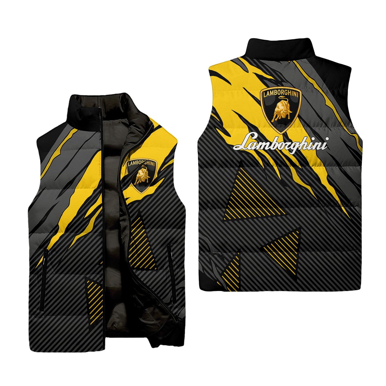Lamborghini Sleeveless Puffer Jacket USPL707