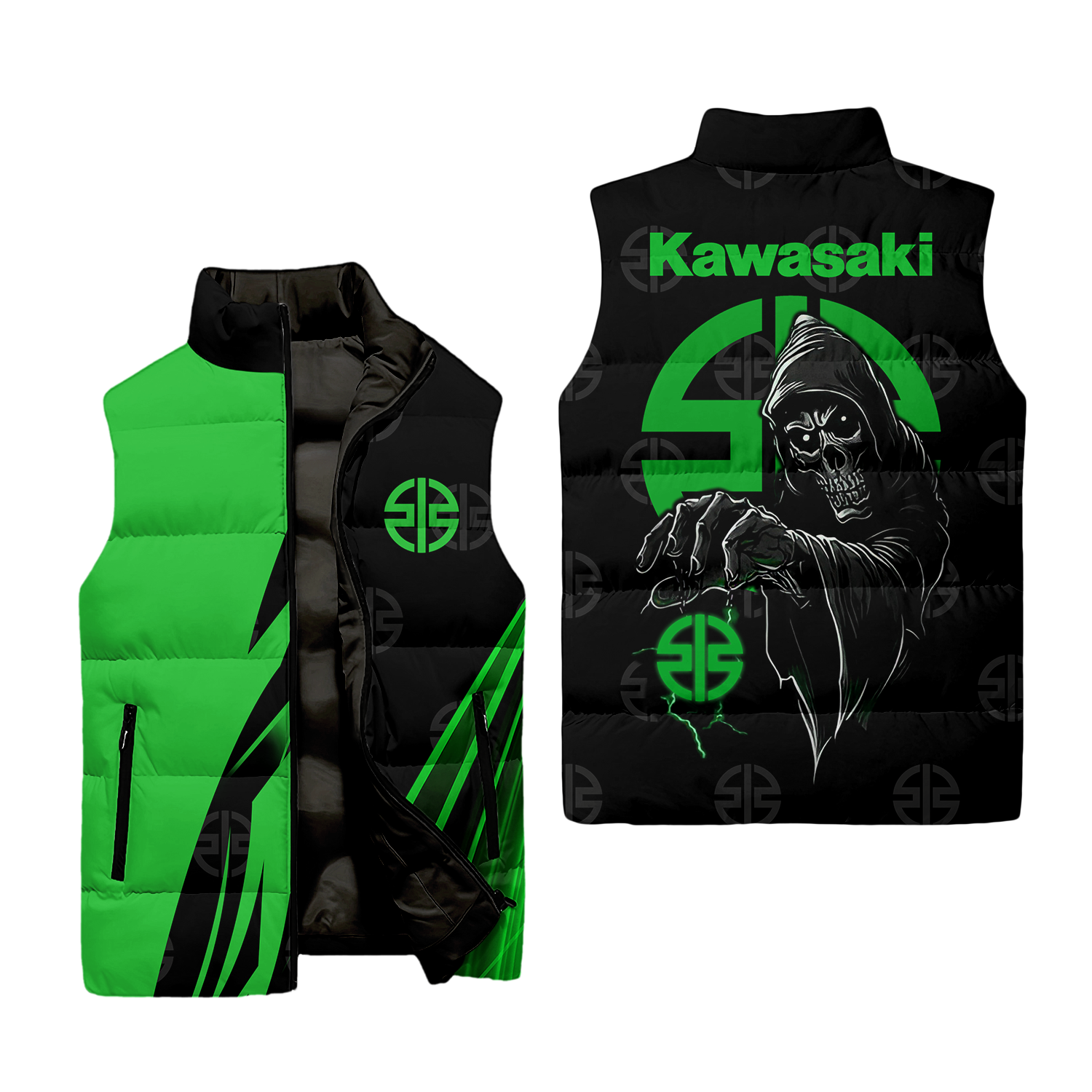 Kawasaki Sleeveless Puffer Jacket USPL905