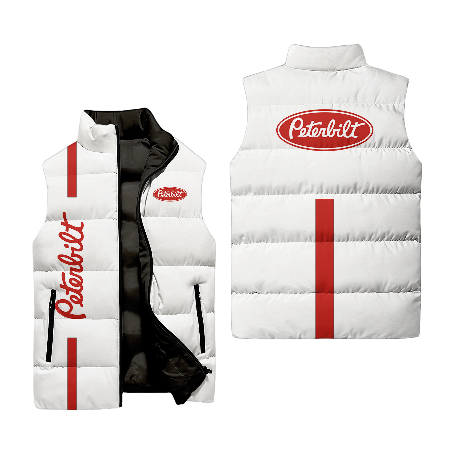 Peterbilt Sleeveless Puffer Jacket USPL1712