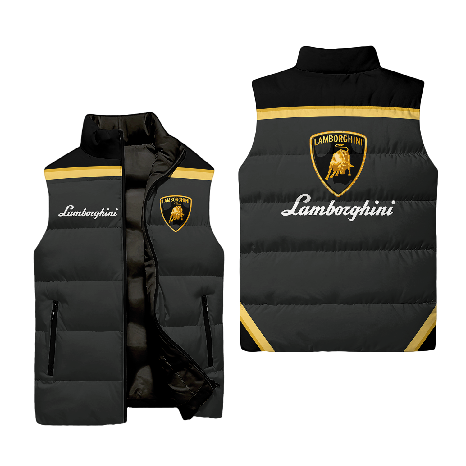 Lamborghini Sleeveless Puffer Jacket USPL687