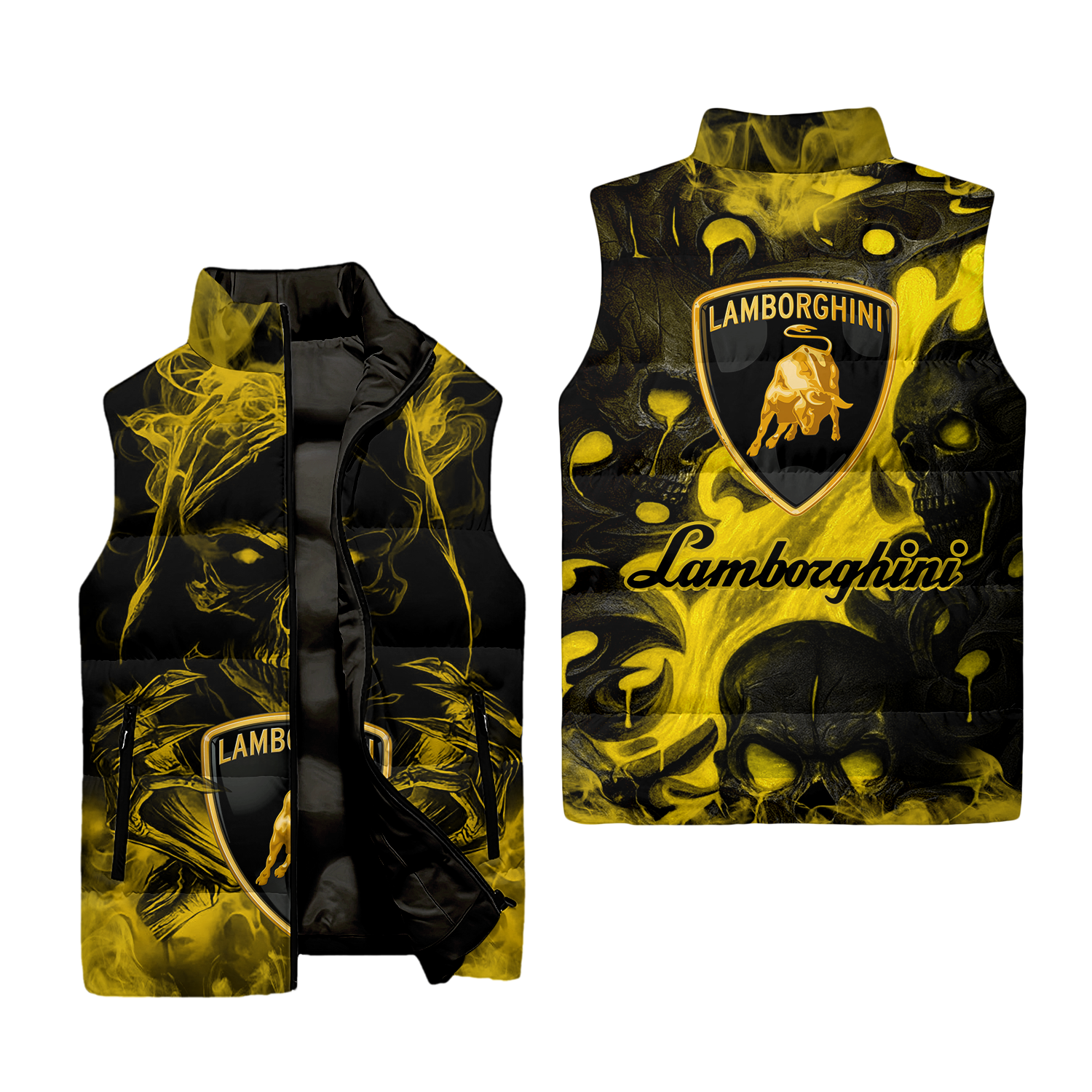 Lamborghini Sleeveless Puffer Jacket USPL688