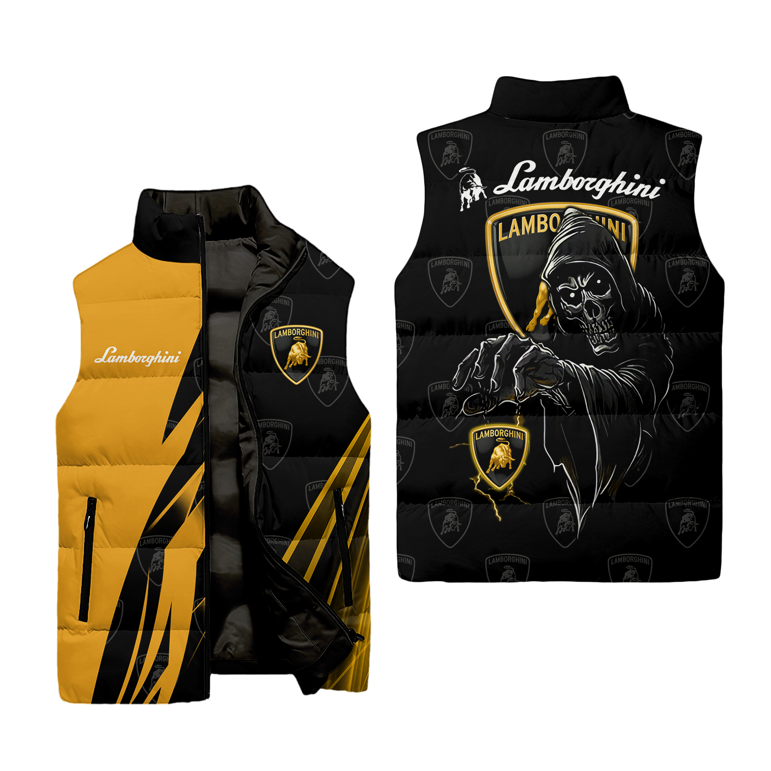 Lamborghini Sleeveless Puffer Jacket USPL699