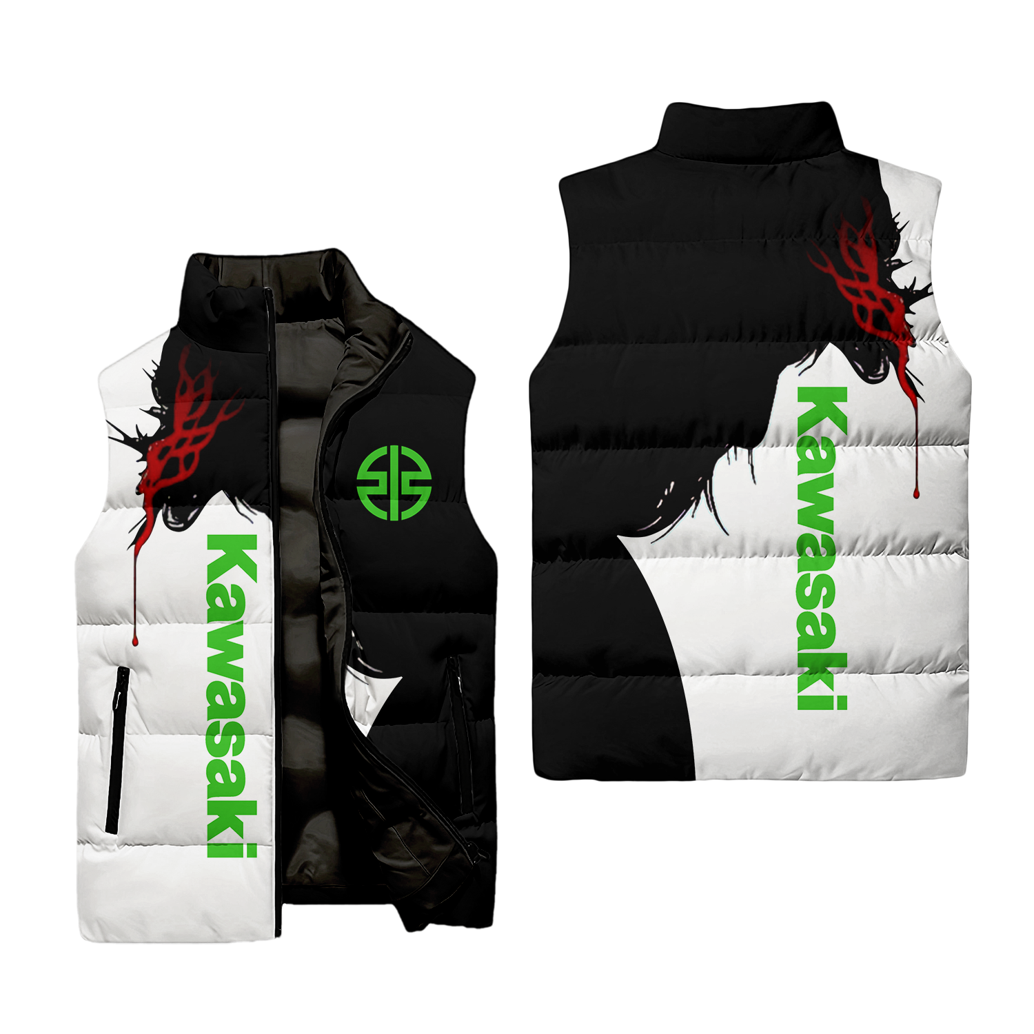 Kawasaki Sleeveless Puffer Jacket USPL884