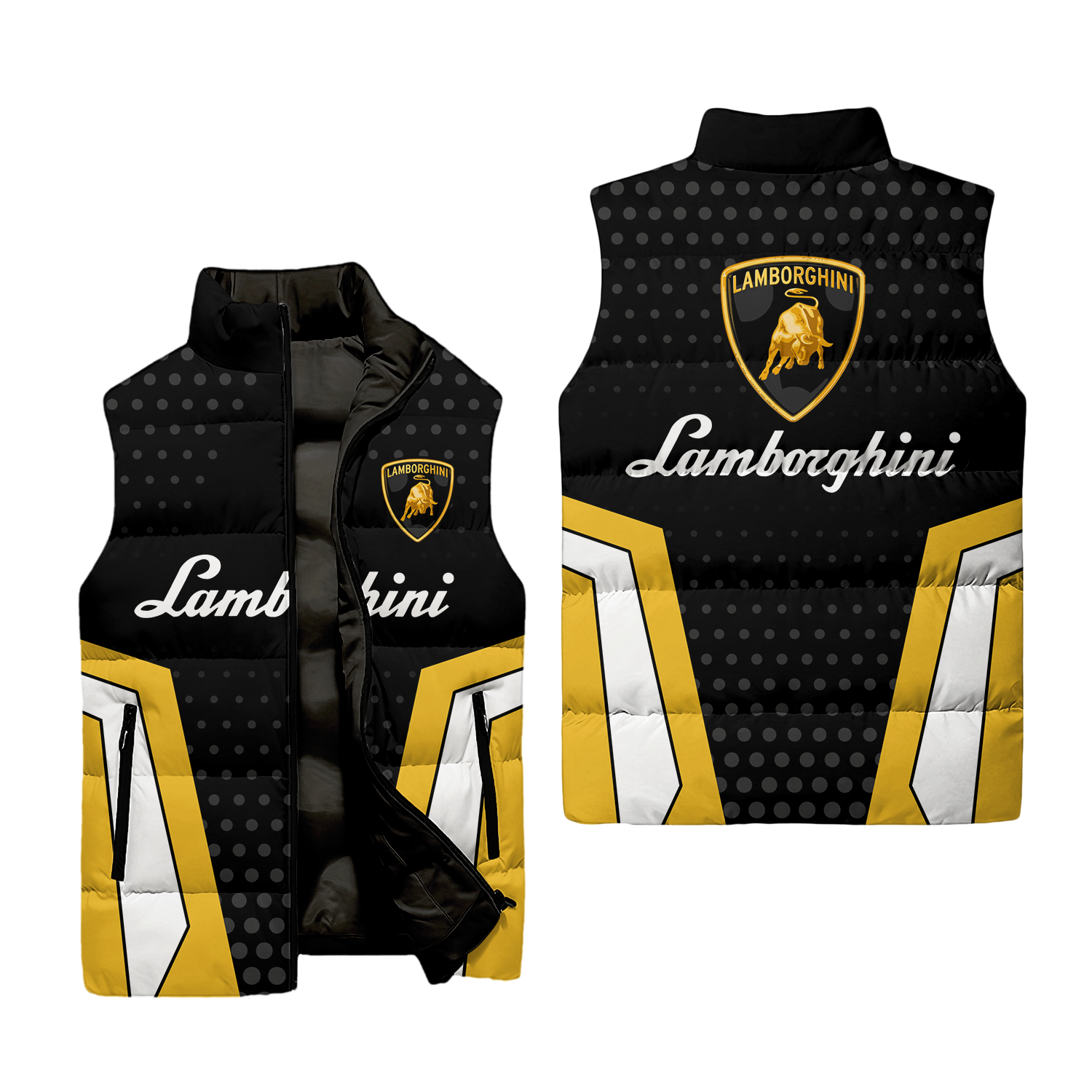 Lamborghini Sleeveless Puffer Jacket USPL704