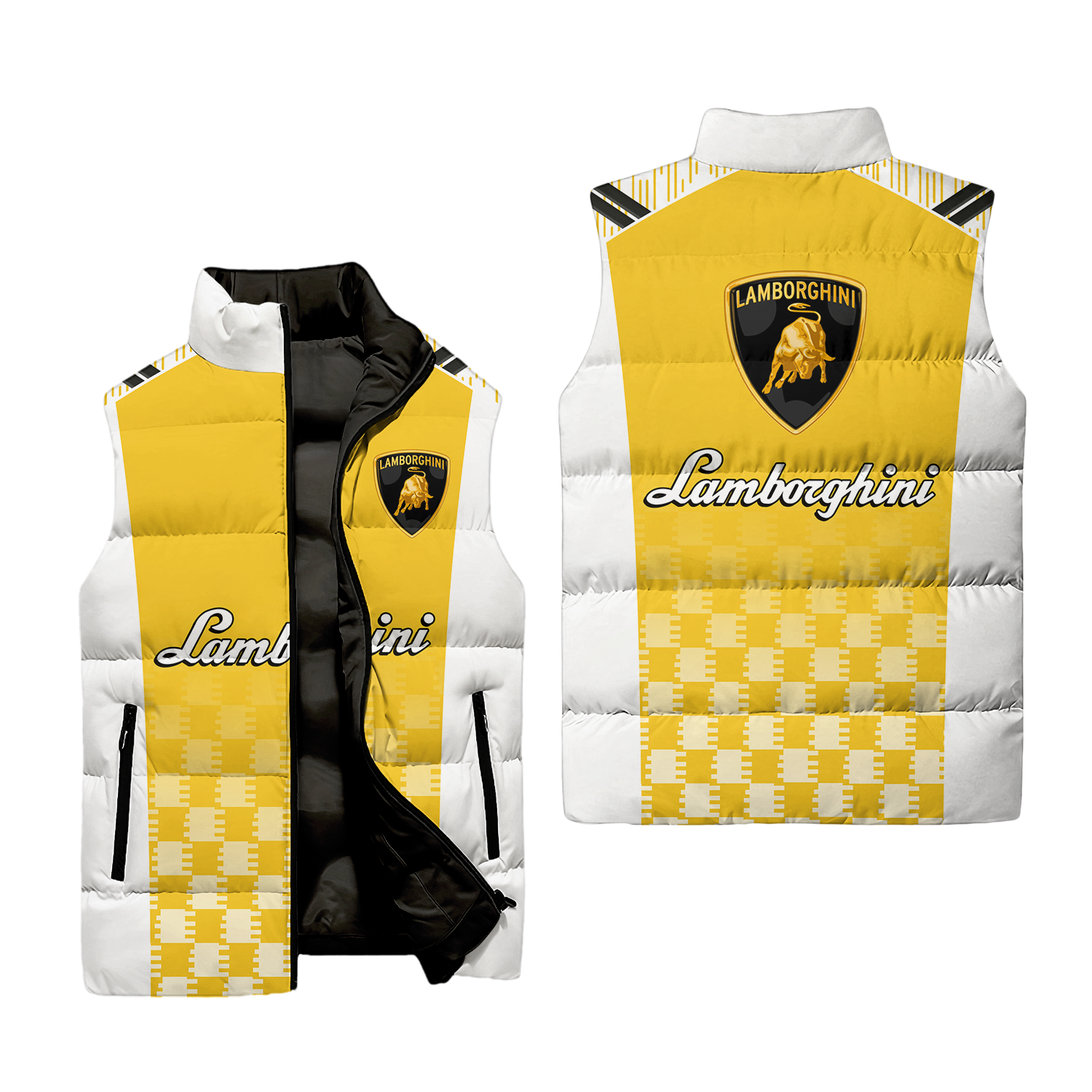 Lamborghini Sleeveless Puffer Jacket USPL729