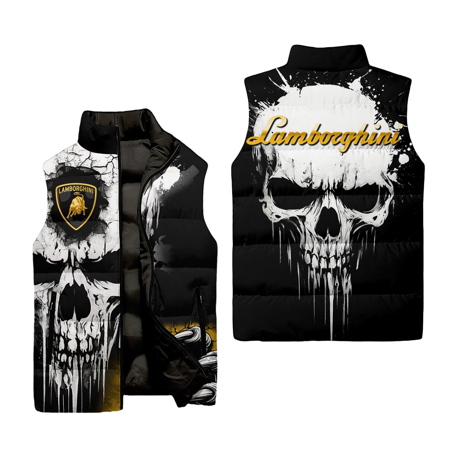 Lamborghini Sleeveless Puffer Jacket USPL702