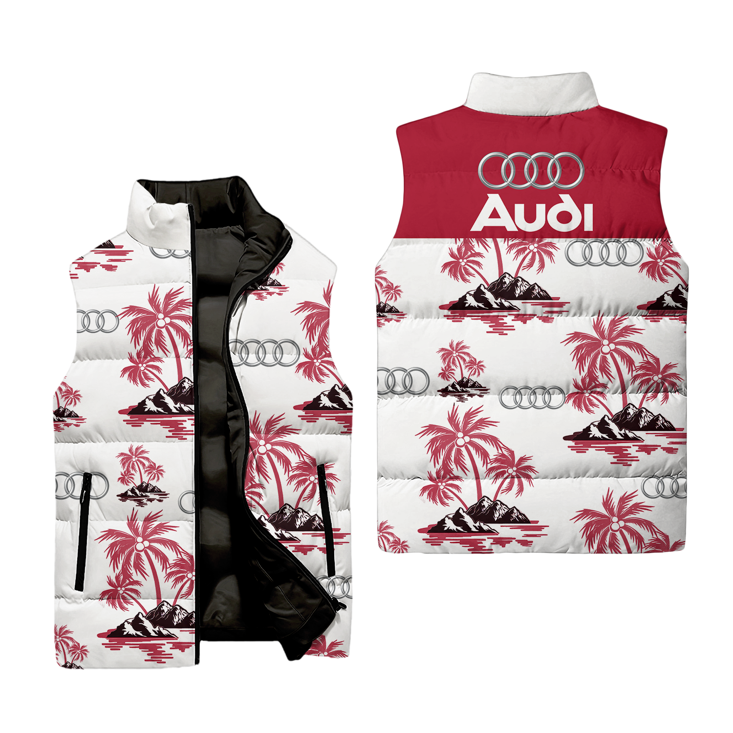 Audi Sleeveless Puffer Jacket USPL781