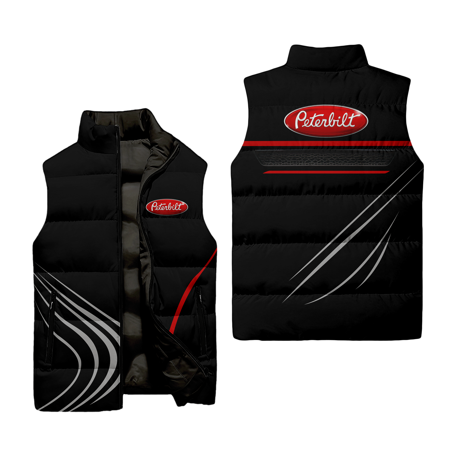 Peterbilt Sleeveless Puffer Jacket USPL1724
