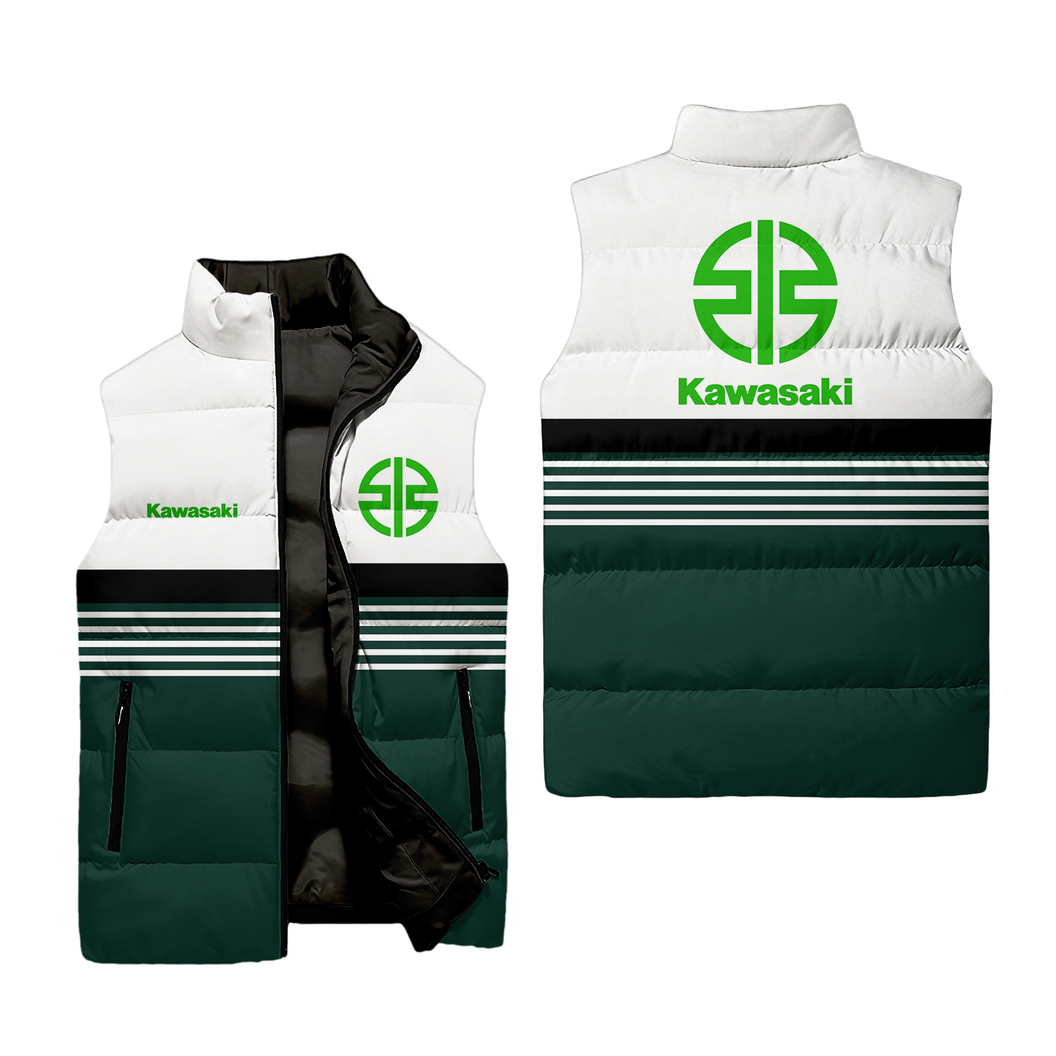 Kawasaki Sleeveless Puffer Jacket USPL885