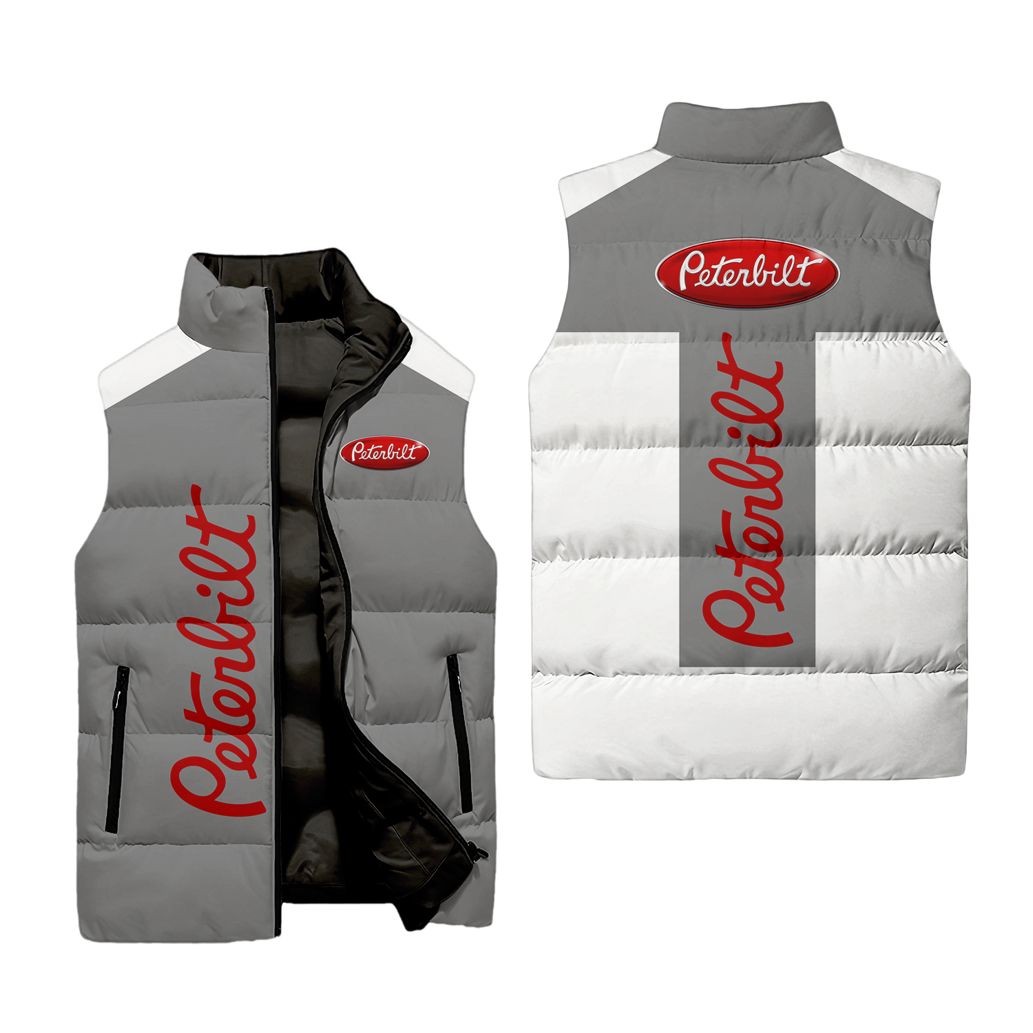 Peterbilt Sleeveless Puffer Jacket USPL1726