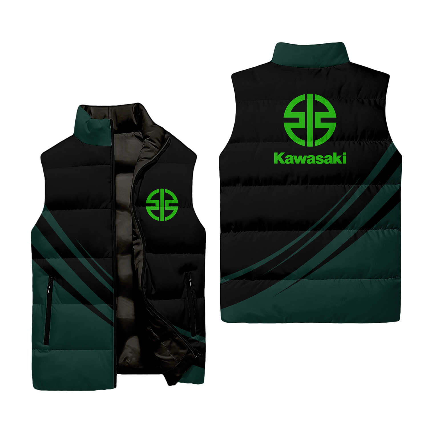Kawasaki Sleeveless Puffer Jacket USPL886